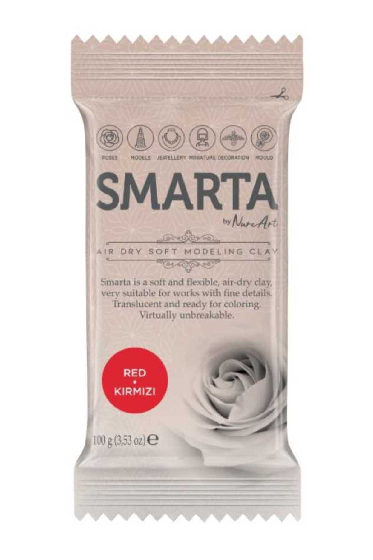 SMARTA BY NUREART Modelleme Hamuru 100 gr - Kırmızı