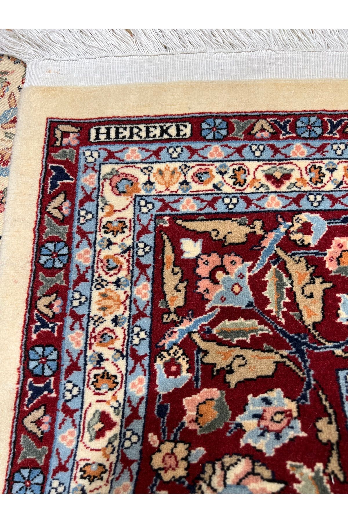 RD RAMAZAN DAĞ EL HALI SANATI El Dokuma Hereke Halısı İmzalı Yedi Dağın Çiçeği Birinci Sınıf Kalite Ebat 335x250