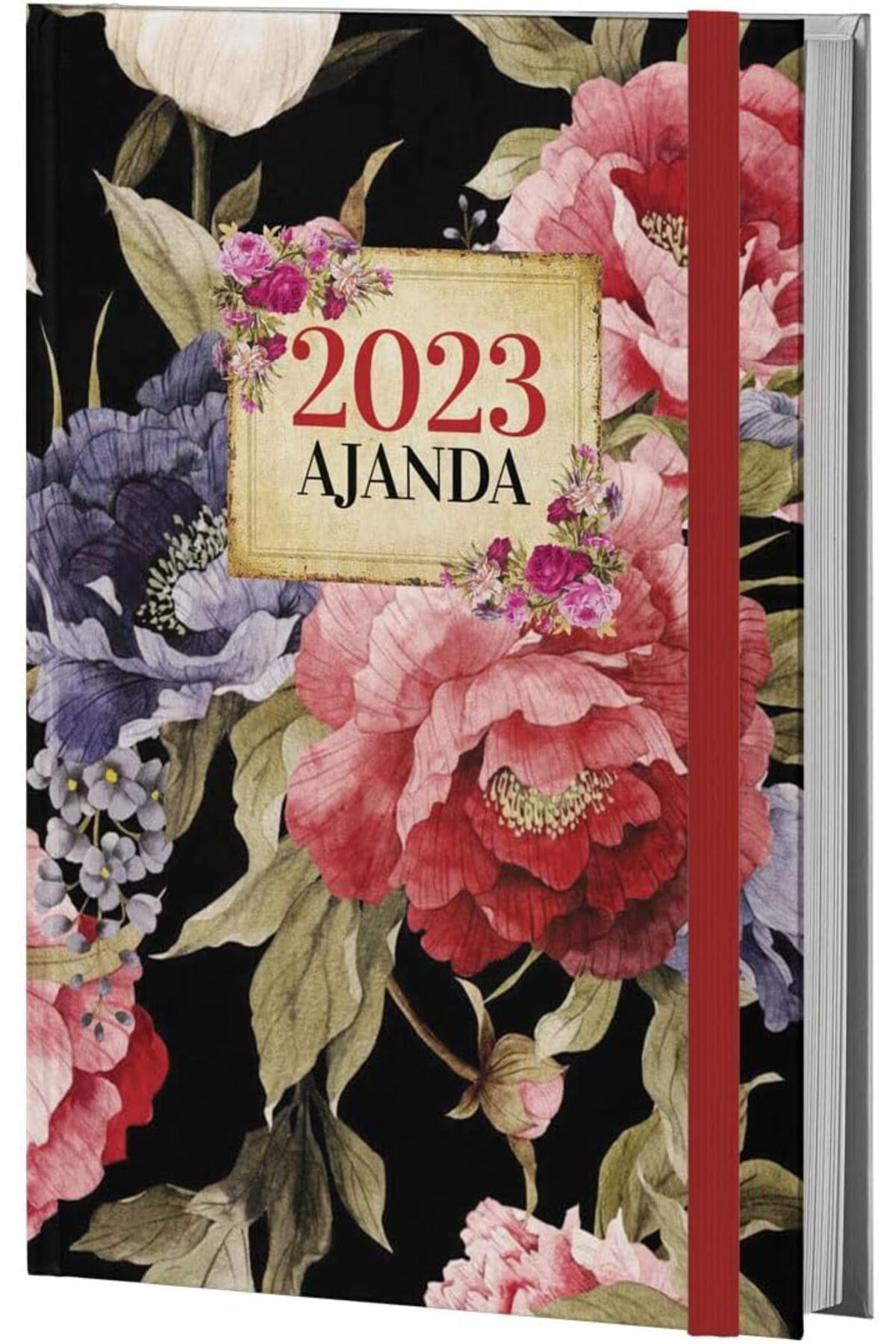 STOREMAX srhtDS Kitabevi Mor Kelebek Retro 2023 Ajanda, 13.5x21cm, 128 Sayfa, Ciltli Sersa Desing 266450