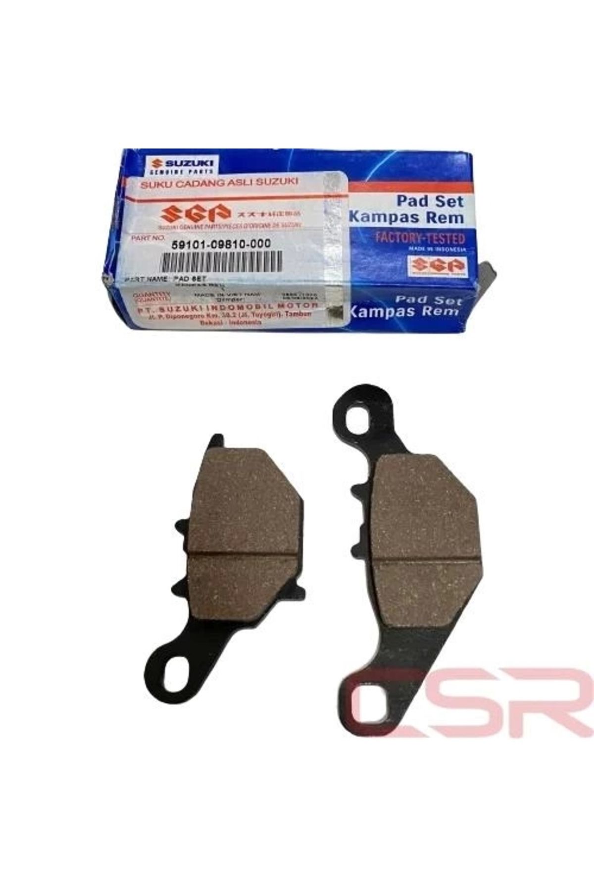 Suzuki Address 110 Ön Fren Balatası (Kutulu) Orijinal