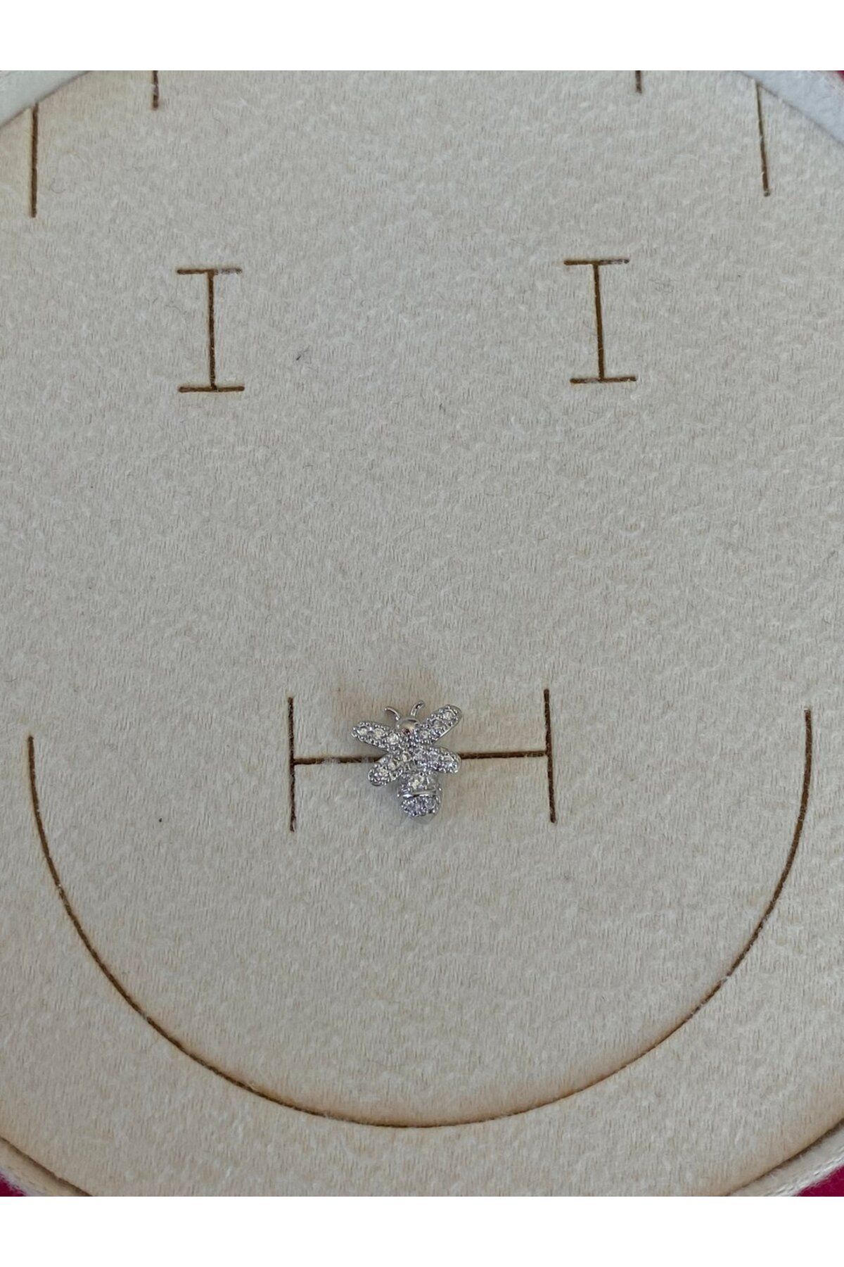 H&B Design Cerrahi Çelik Silver Arı Detaylı Piercing