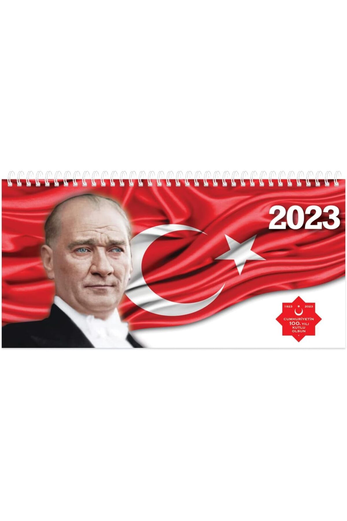 STOREMAX cmllashop Color 2023 AJ-66 16 * 33,5 Haftalık Masa Ajandası-100.Yıl 542093