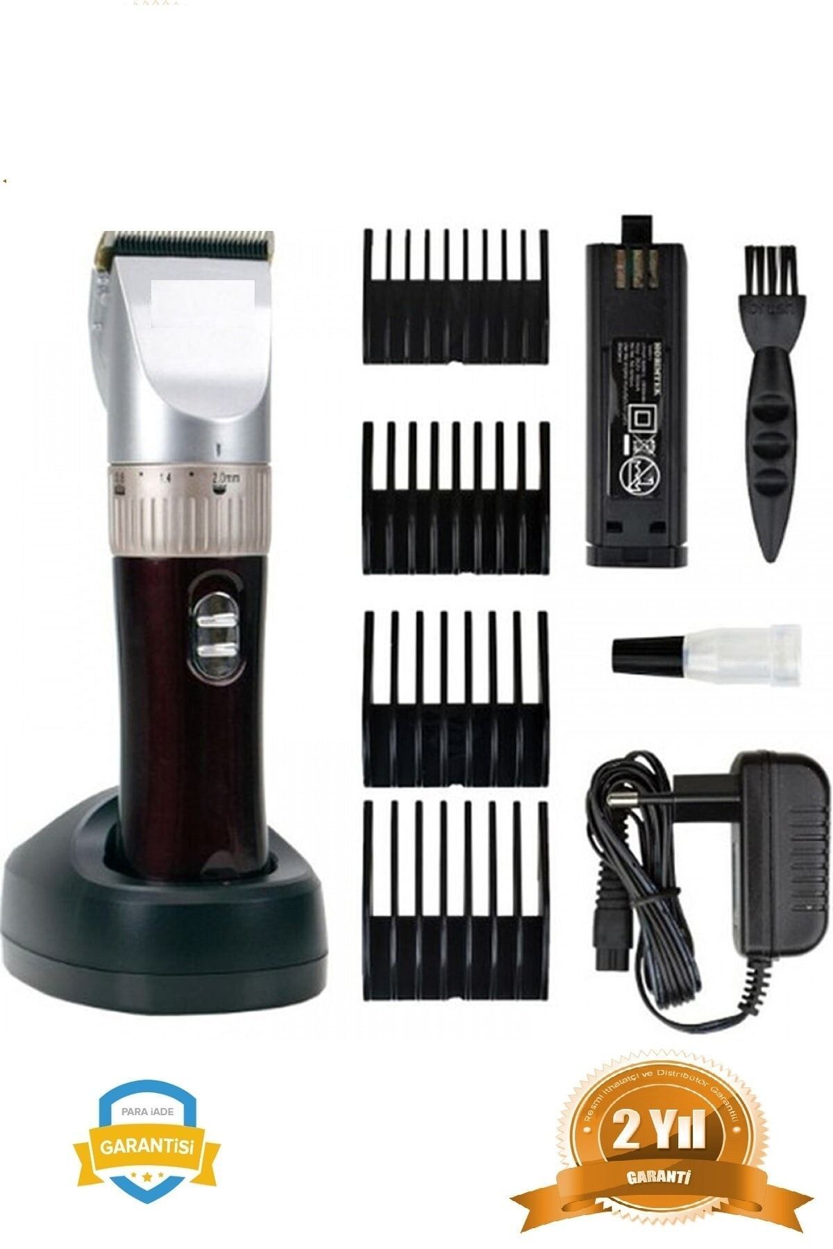 teknotrust Tc-3400 Yedek Bataryalı Stantlı Profesyonel Tıraş Makinesi