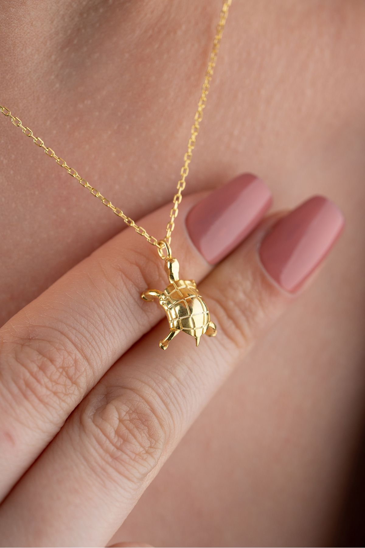 Silvano Jewelry 925 Ayar Gümüş Kaplumbağa Kolye