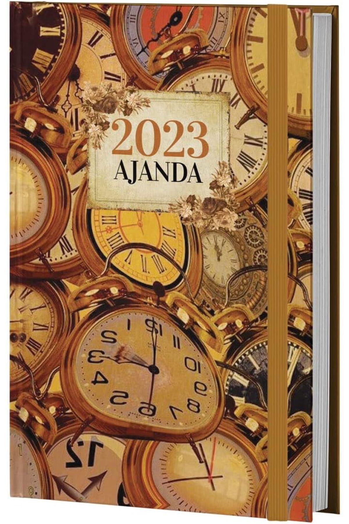 STOREMAX srhtDS Kitabevi Mor Kelebek Saatler 2023 Ajanda, 13.5x21cm, 128 Sayfa, Ciltli Sersa Desing 266450