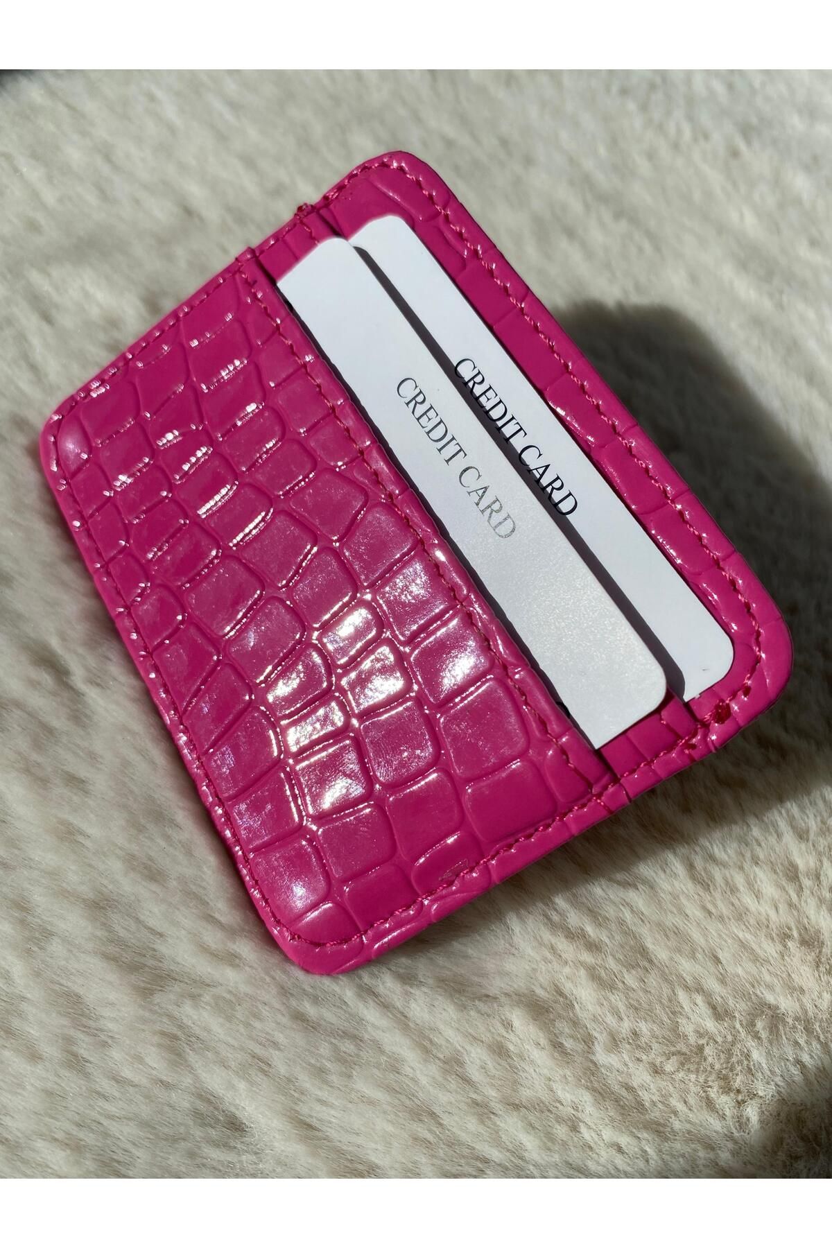 ÇANTA Cat Bag Pembe Kroka Desen Kartlık
