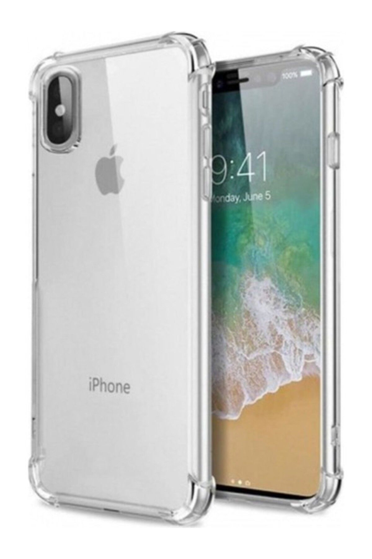 Di Aksesuar Köşe Korumalı Antishock Airbag iPhone X