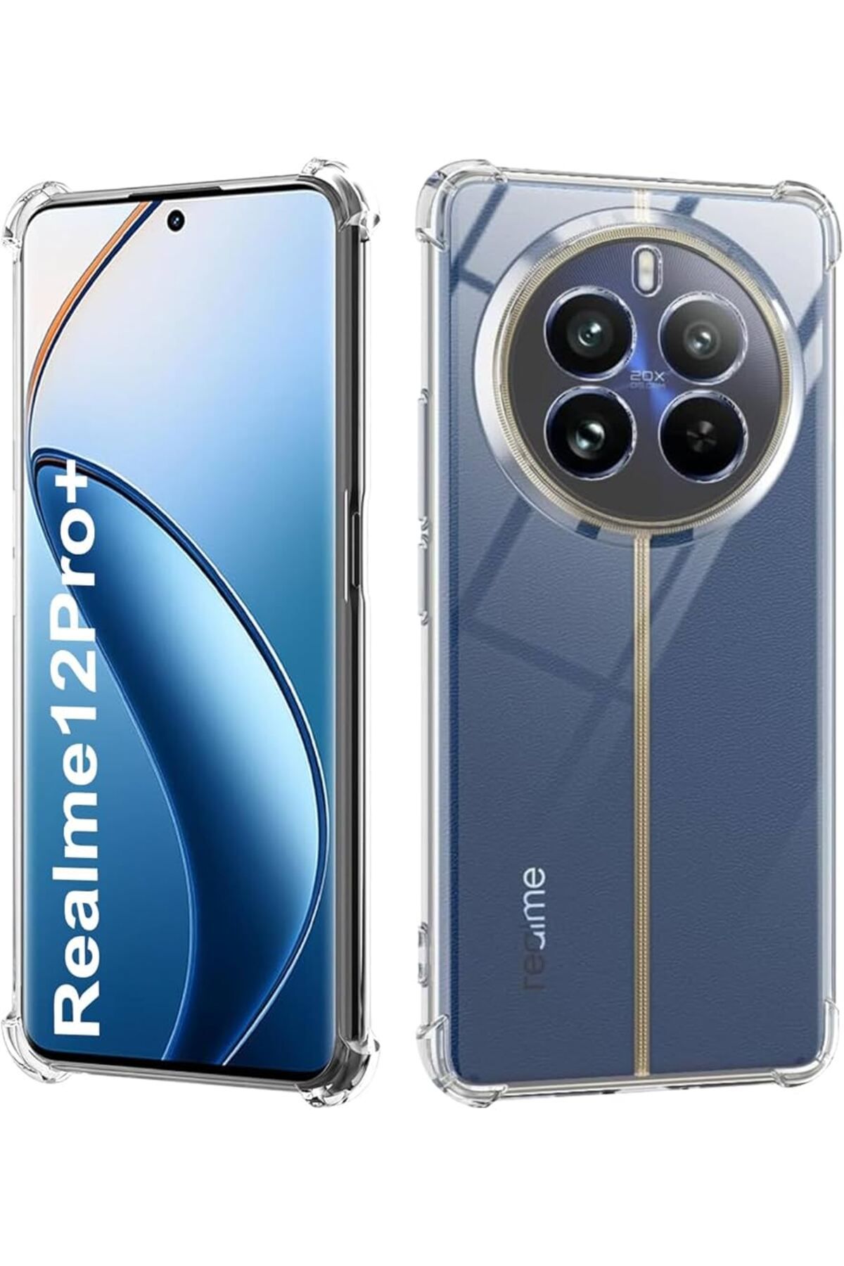 Di Aksesuar Köşe Korumalı Antishock Airbag Realme 12 Pro