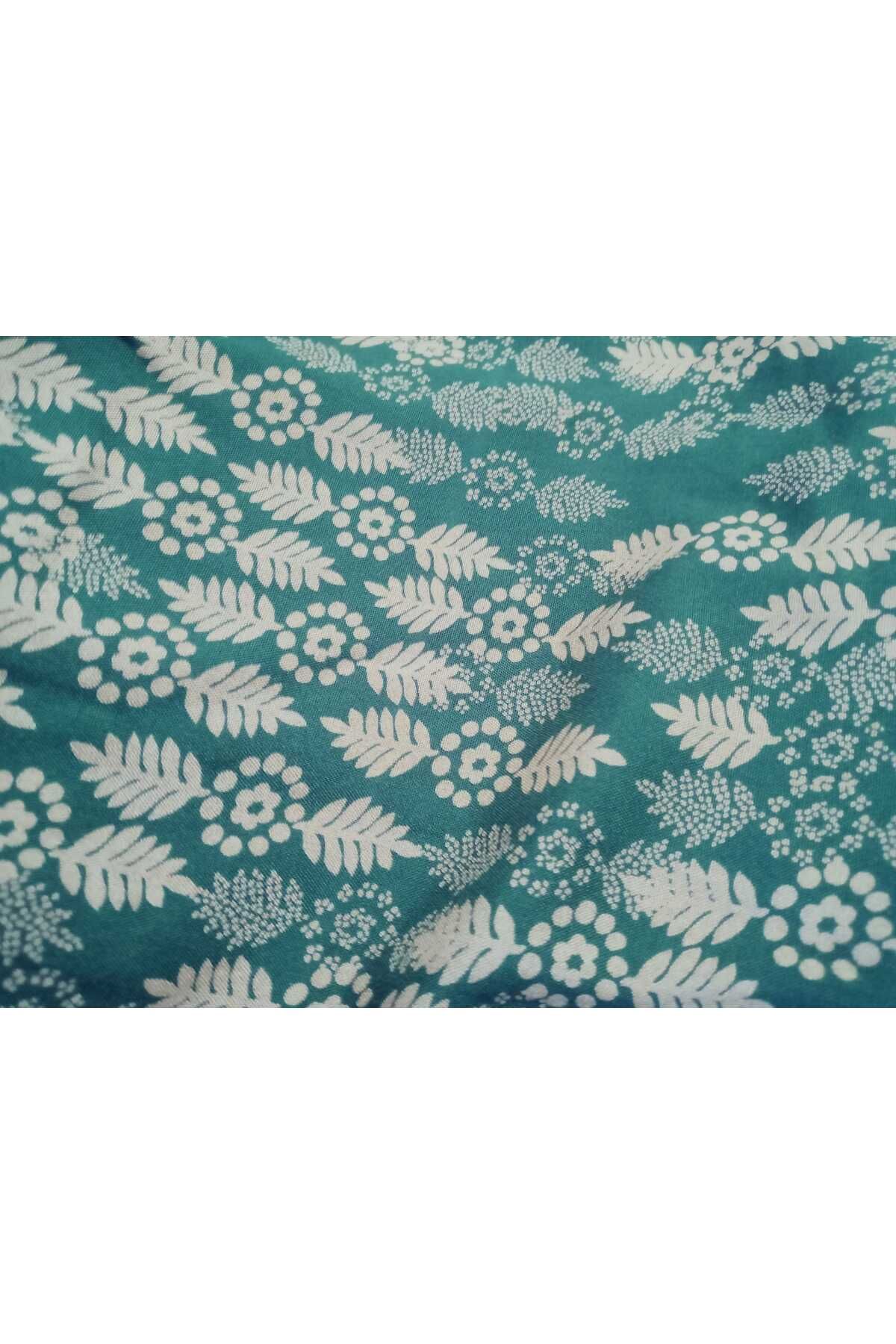 hoaryage-Elastic Waist Vibrant Colorful Patterned Viscose Press Fabric Maxi Length Skirt 3