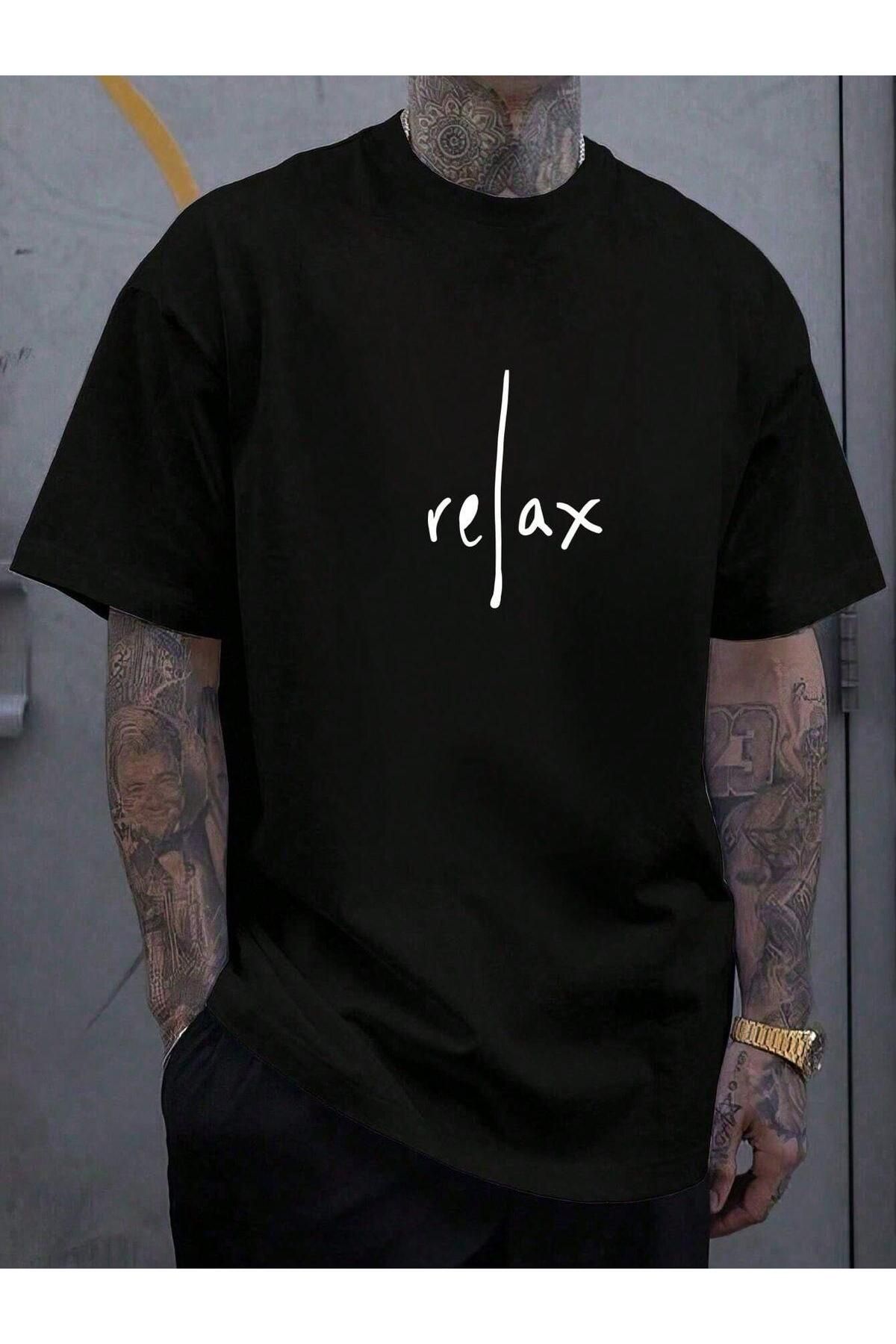 fukuza oversize relax baskılı tişöert