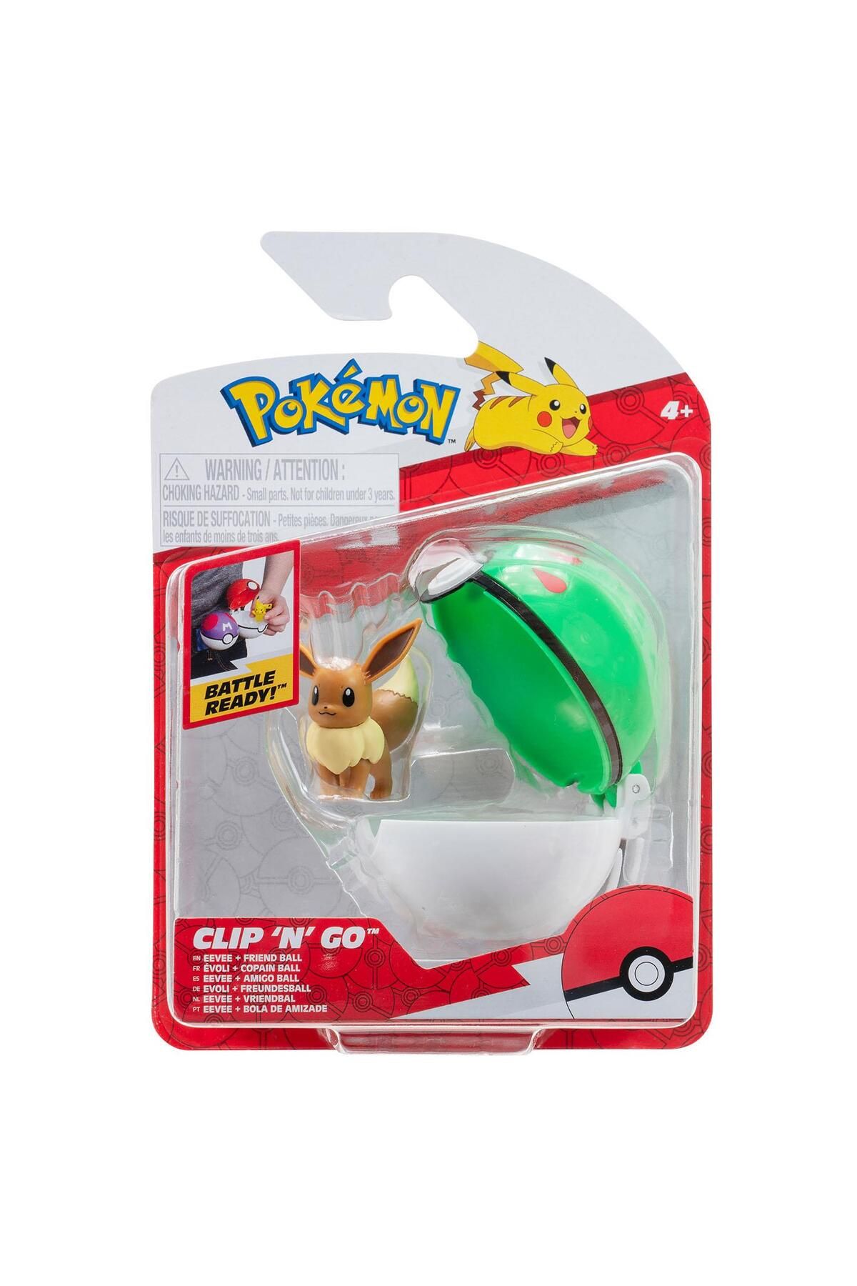 NECO TOYS Pokemon Clip 'N' Go Seri 16 - Eevee PKW3146