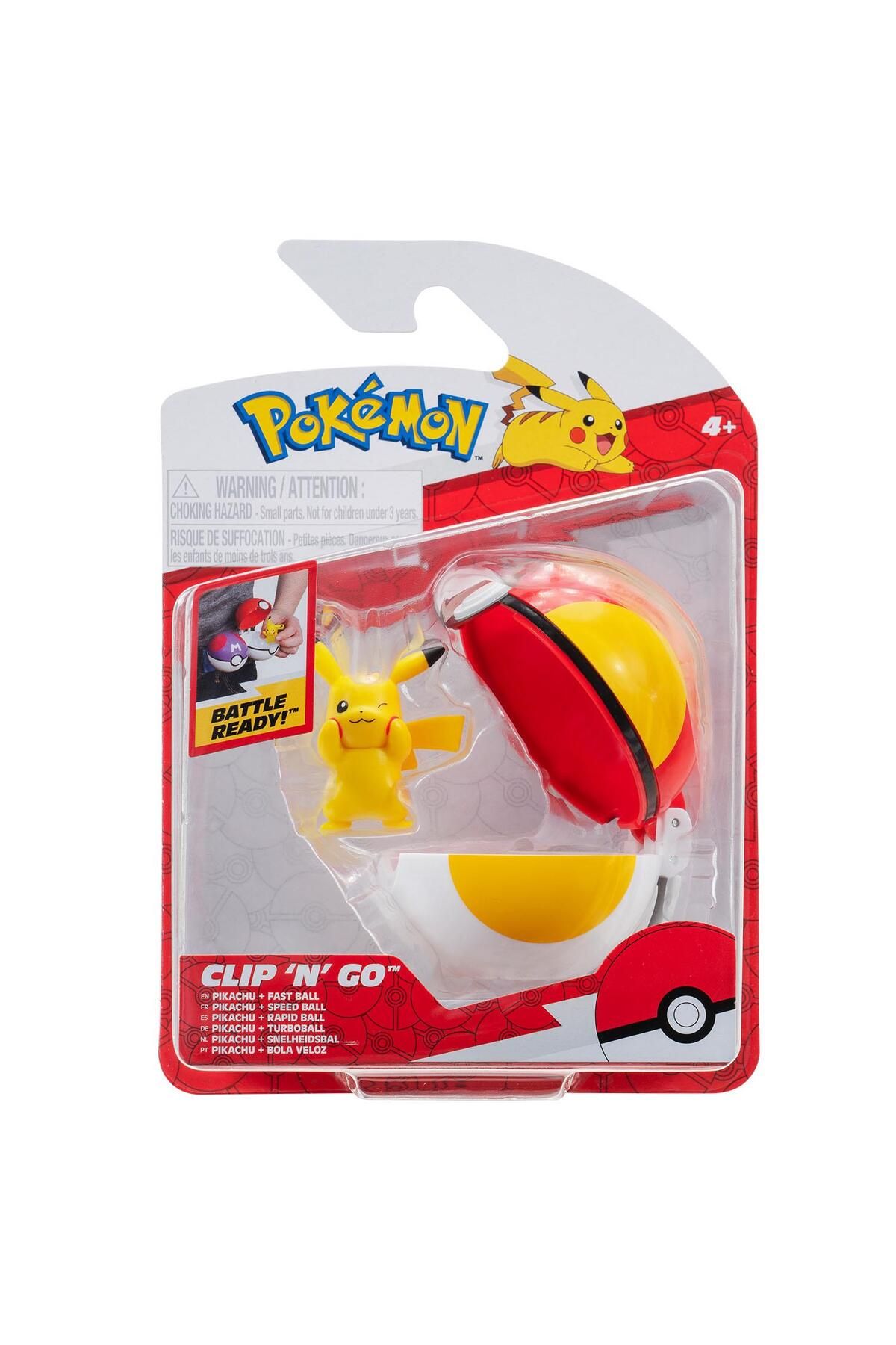 NECO TOYS Pokemon Clip 'N' Go Seri 16 - Pikachu PKW3148