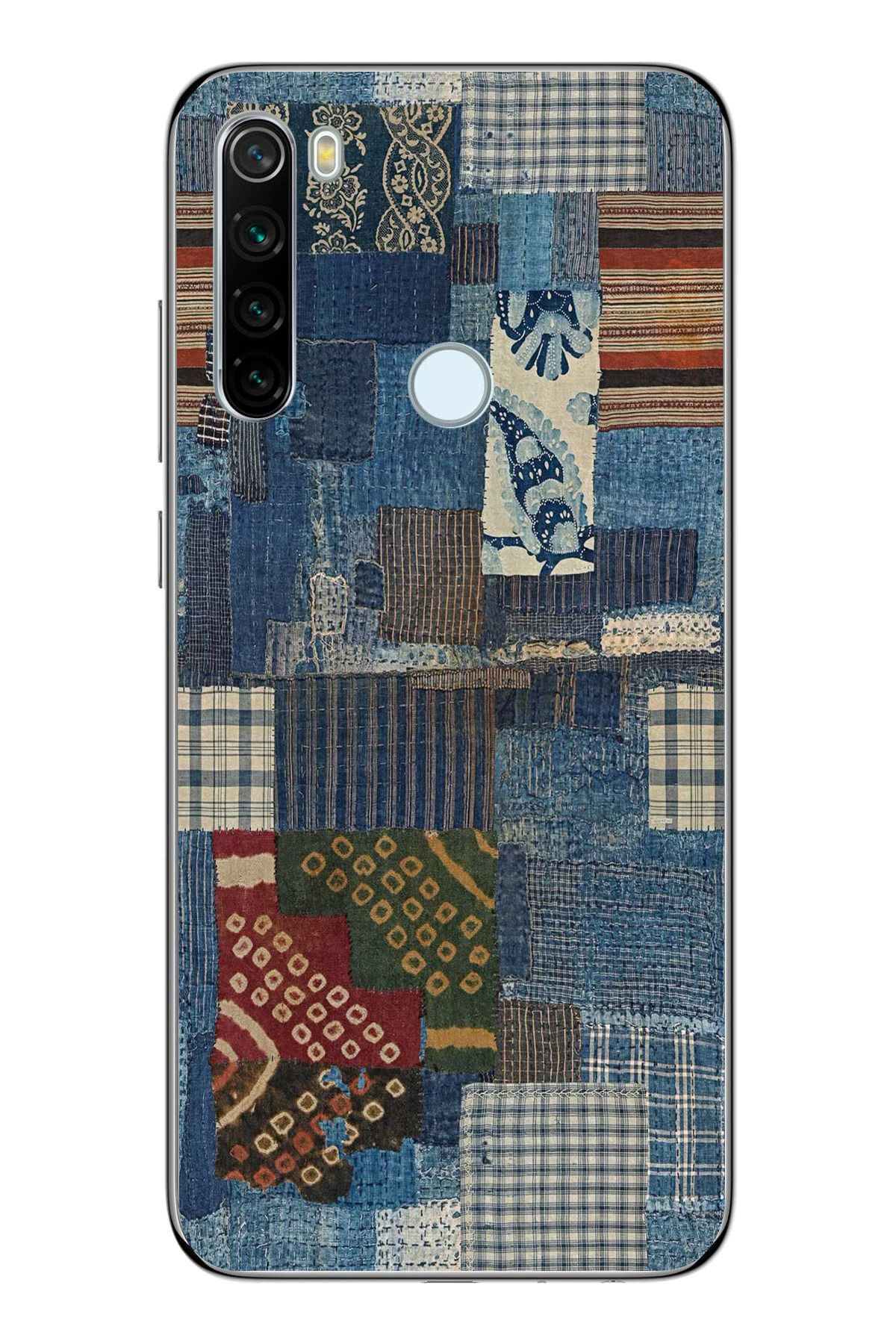 moonset Xiaomi Redmi Note 8 Uyumlu Vintage Tasarımlı Baskılı Şeffaf Telefon Kılıfı