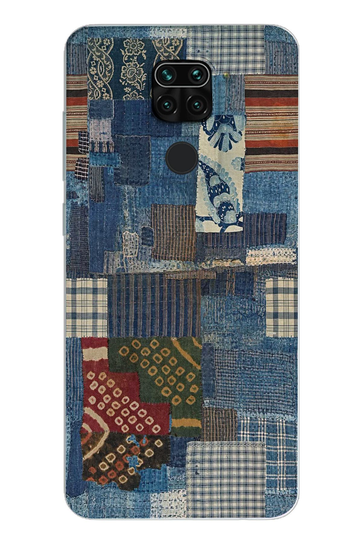 moonset Xiaomi Redmi Note 9 Uyumlu Vintage Tasarımlı Baskılı Şeffaf Telefon Kılıfı
