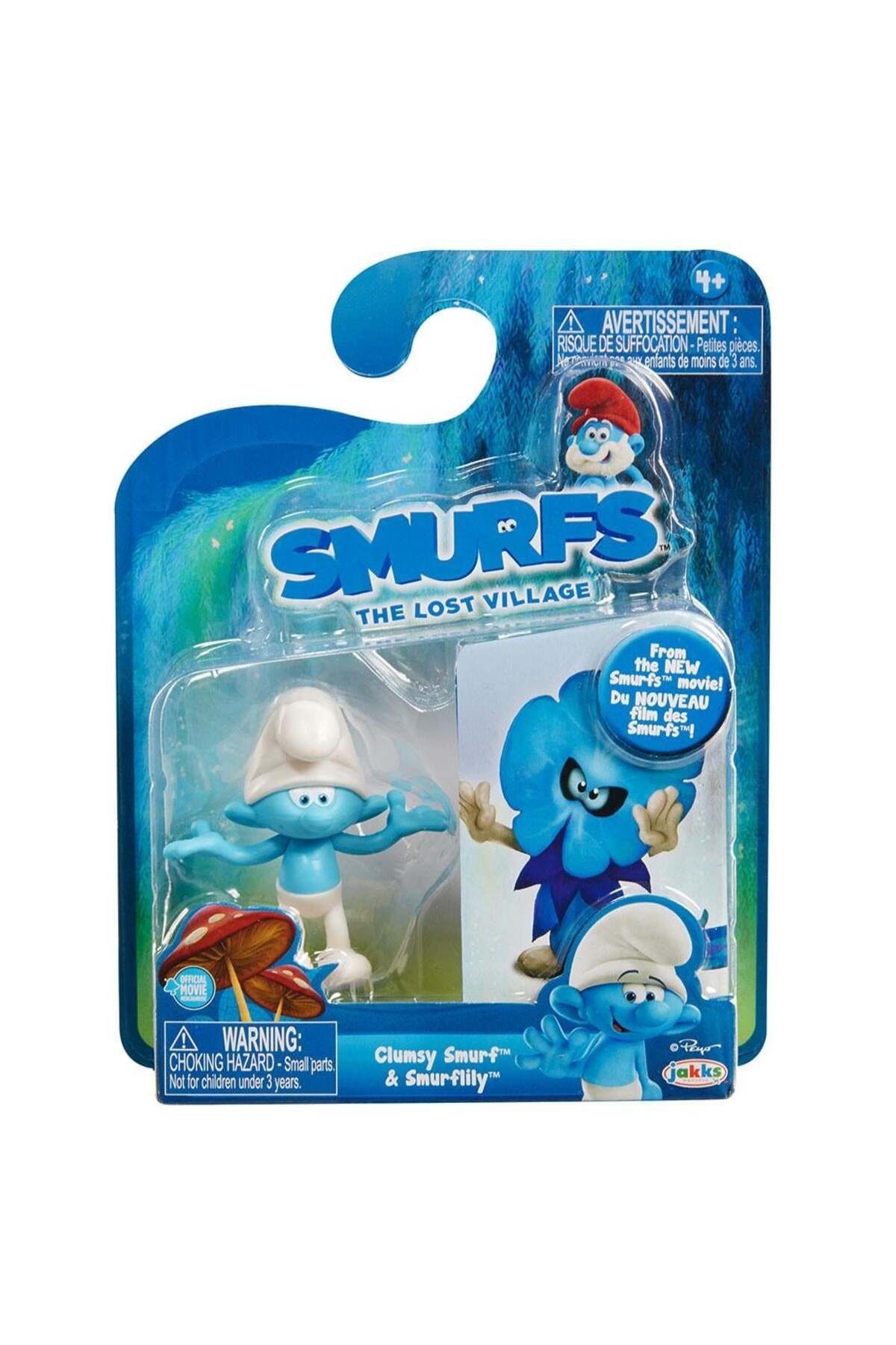 NECO TOYS Şirinler Kayıp Köy Sakar Şirin ve Smurflily Figür Seti