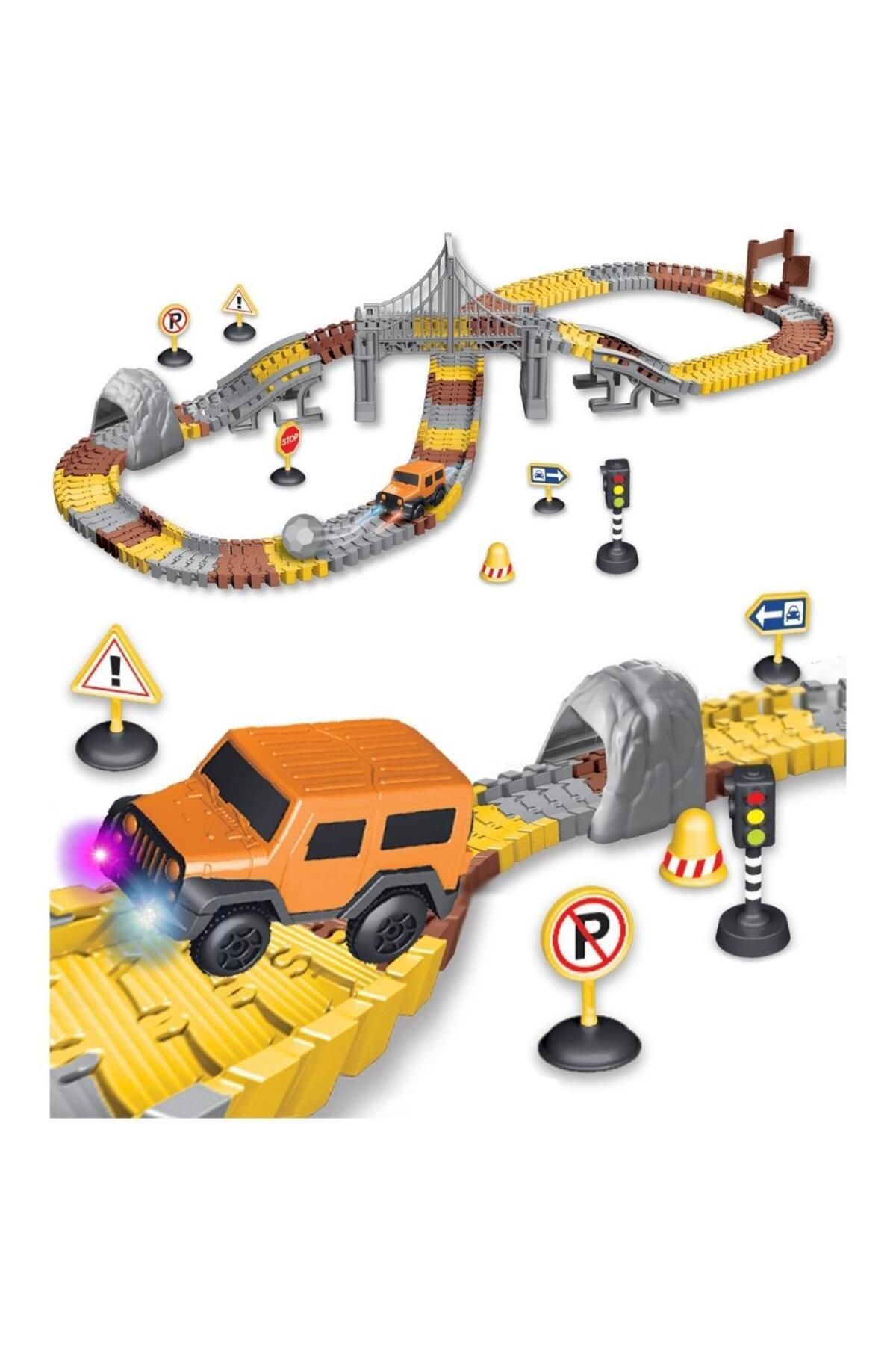 Kayyum Oyuncak Kayyum İnşaat Tracks Yol Oyun Seti 192 Parça