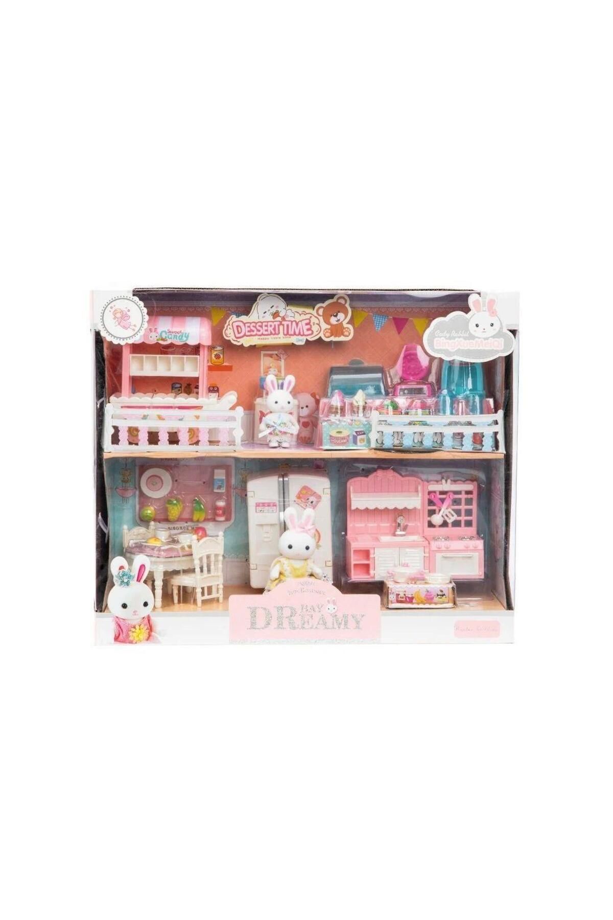 Mega Oyuncak Bay Dreamy Mini Tavşan Çift Katlı Mutfak Seti