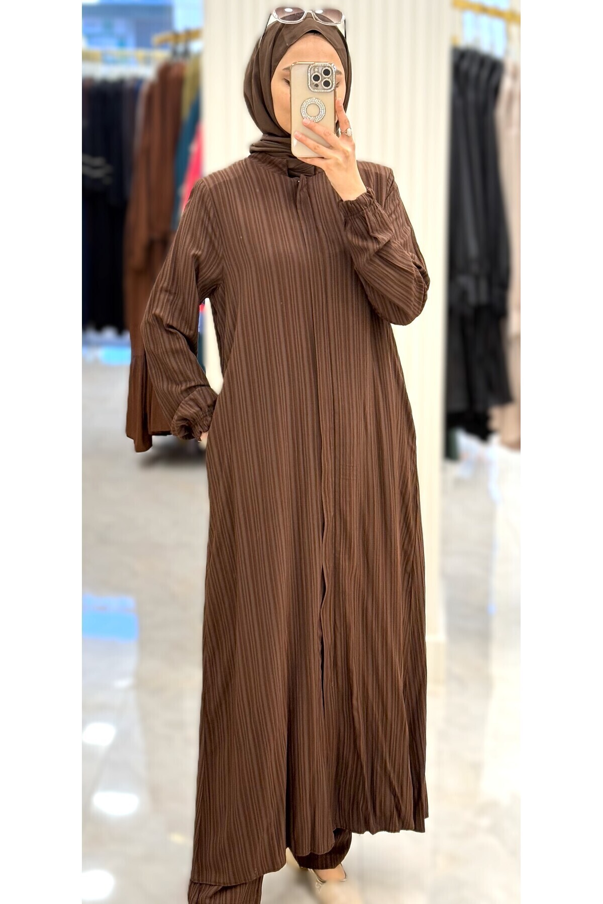 ESRANUR-Hac Umre Clothing Full Length Cotton Double Suit 6