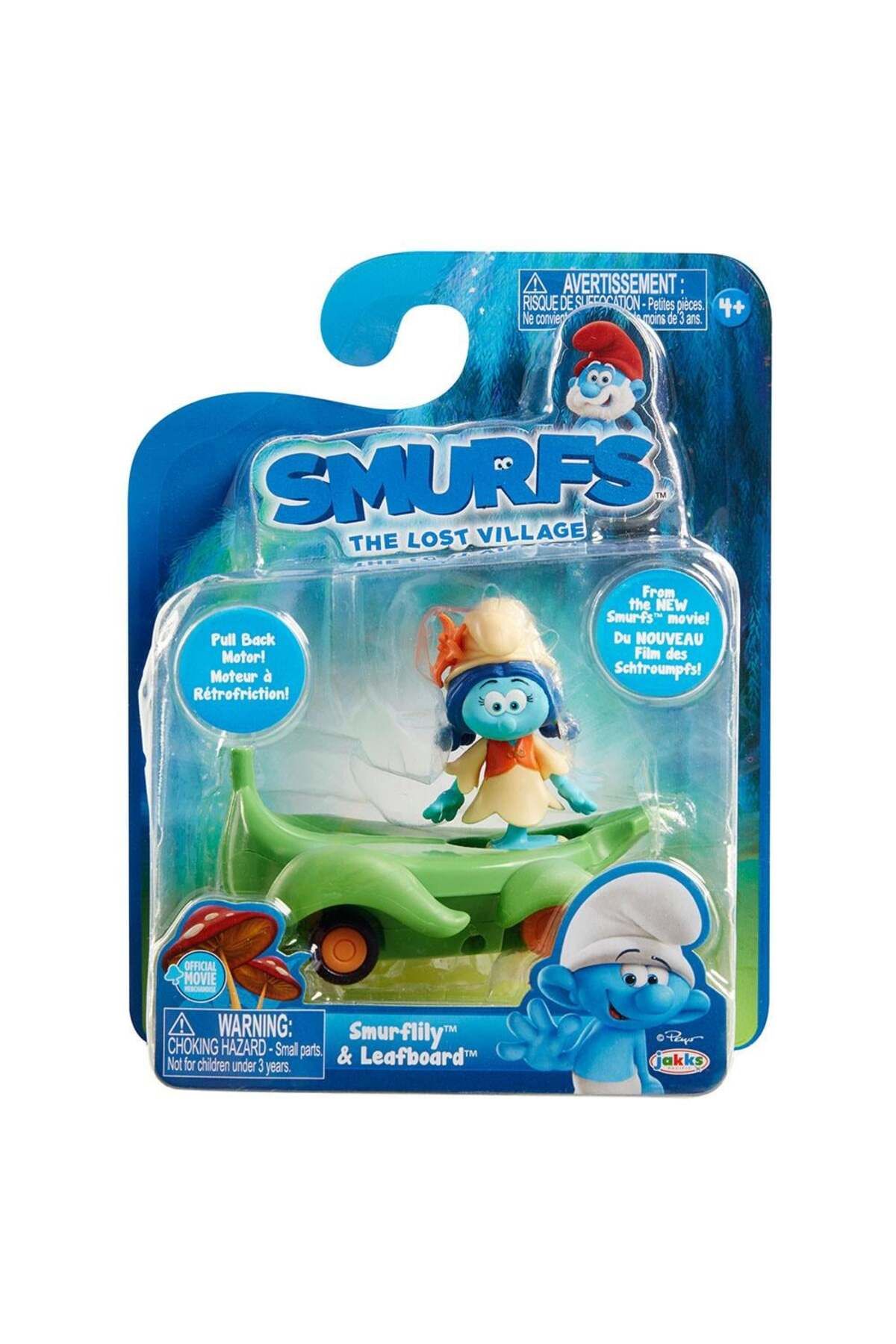 NECO TOYS Şirinler Kayıp Köy Lily Şirin Araç ve Figür Seti