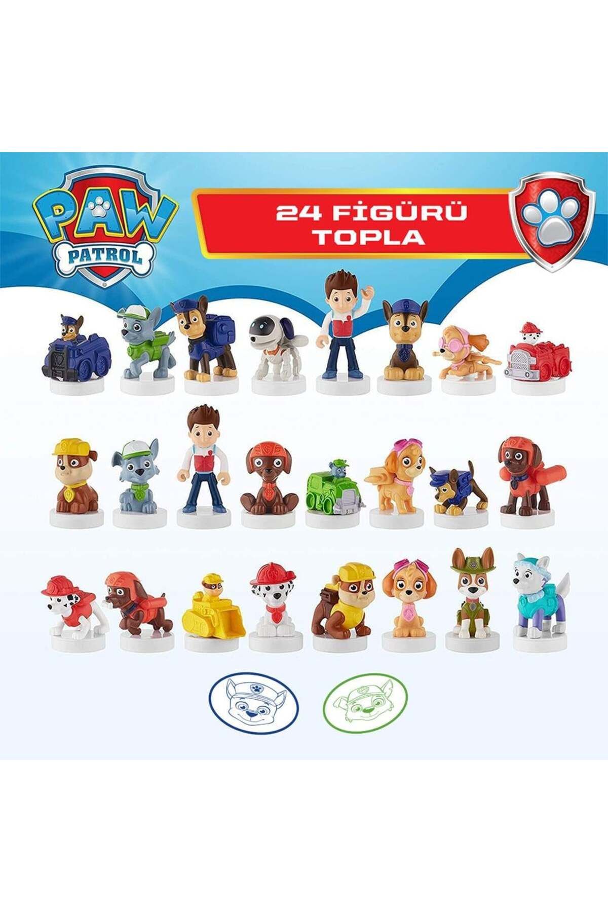NECO TOYS Paw Patrol Stampers Tekli Figür PAW5010A Asorti