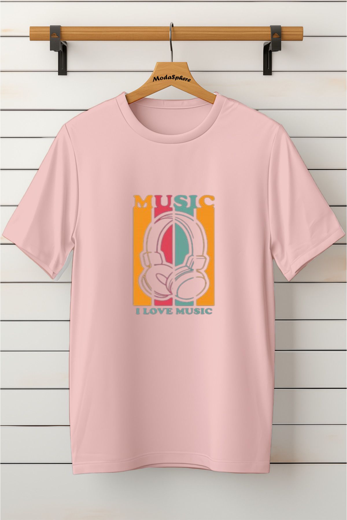 ModaSphere Baskılı Unisex Oversize Tişört