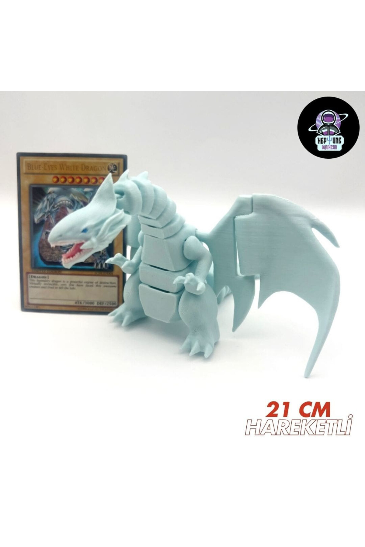 未開封 Dragon of Illumination ディスプレイセット Neptune Blue Eyes White Dragon (Mavi Gözlü Beyaz Ejder) Hareketli