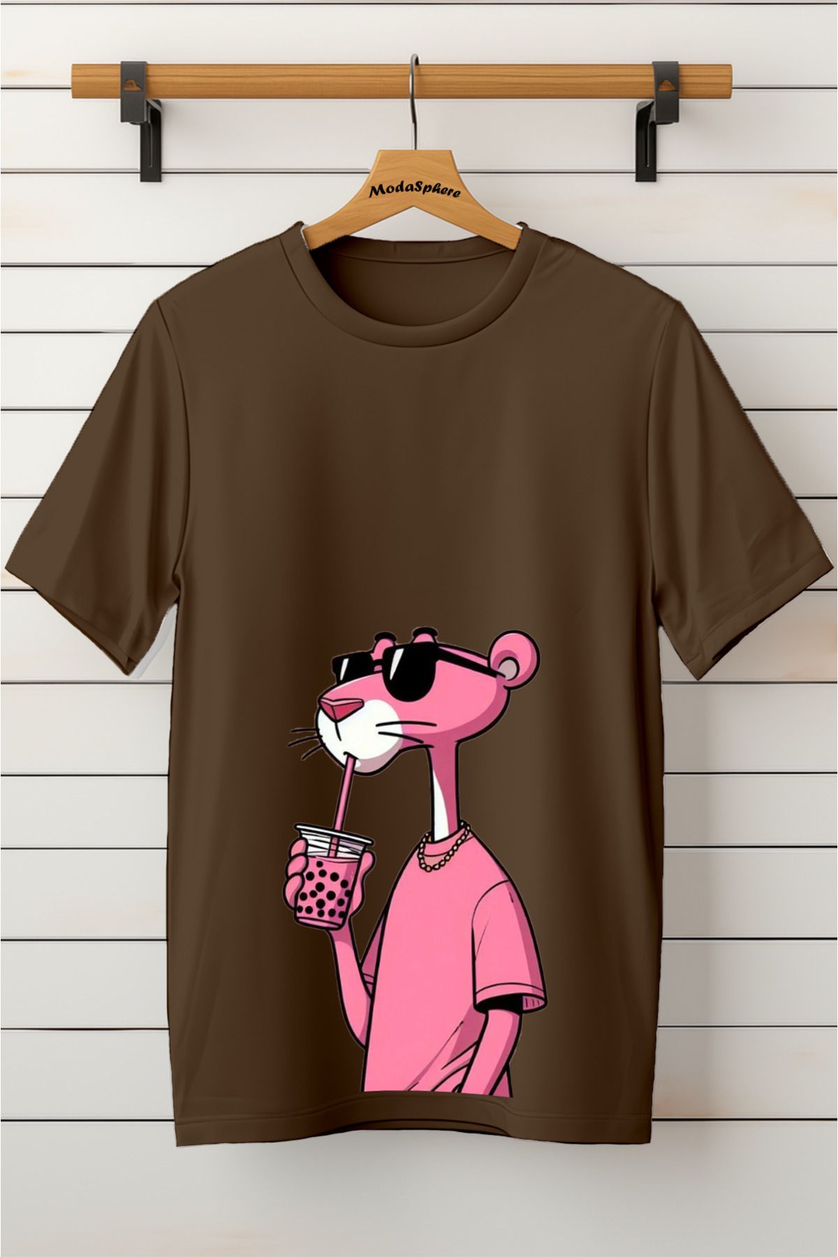 ModaSphere Baskılı Unisex Oversize Tişört