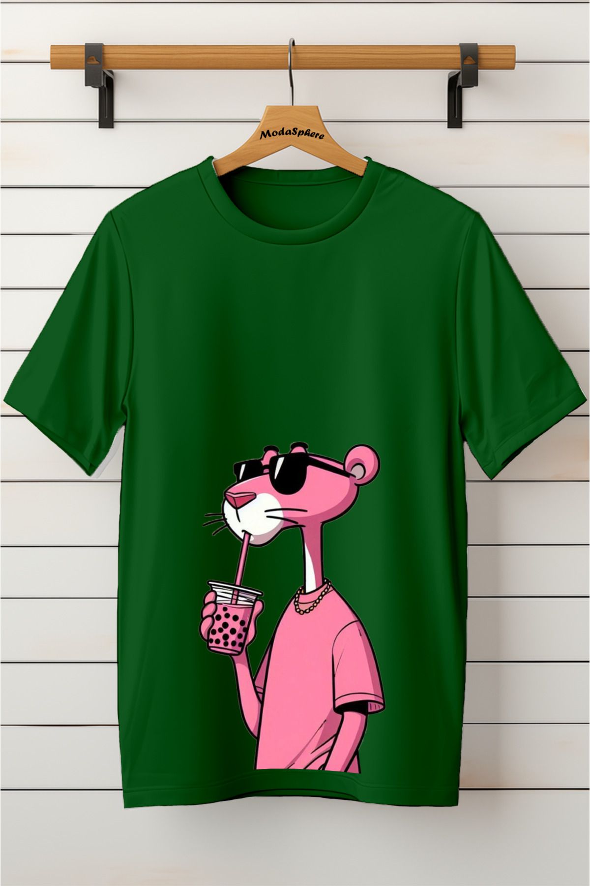ModaSphere Baskılı Unisex Oversize Tişört Battal Boy