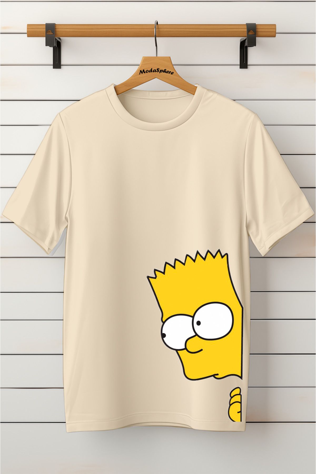 ModaSphere Baskılı Unisex Oversize Tişört