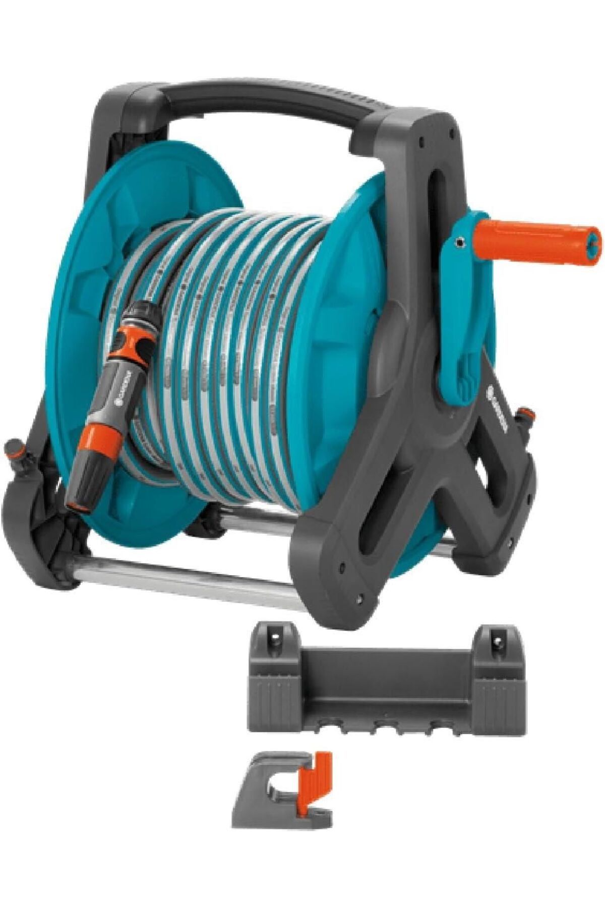 OEM Gardena 08009-20 Duvara Montelı Hortum Arabası Set