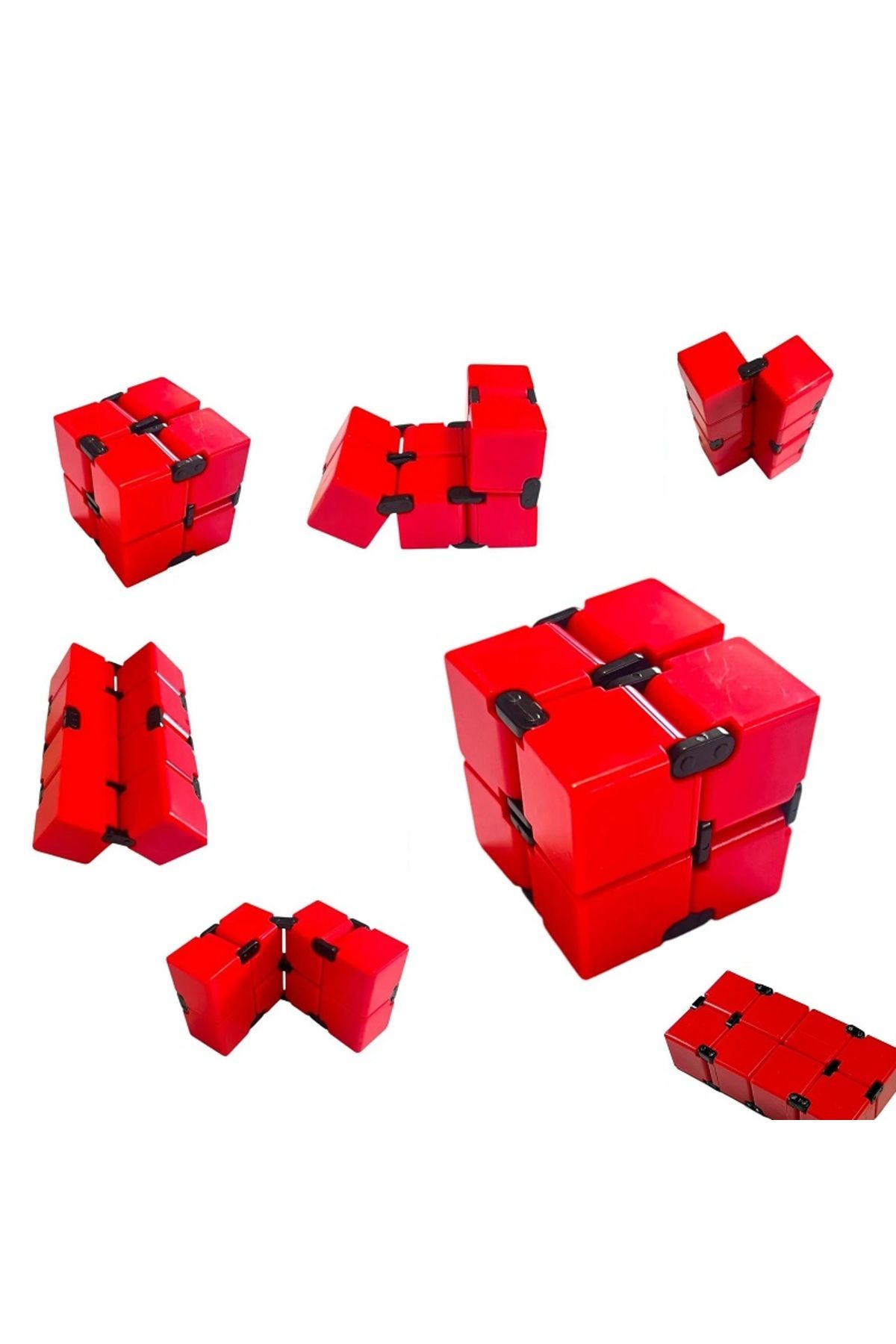 Kuzey YÜKSEK KALİTE RED INFINITY CUBE İNFİNİTİ KIRMIZI ZEKA KÜPÜ SONSUZ ZEKA KÜPÜ YENİ NESİL AKIL OYUNLARI