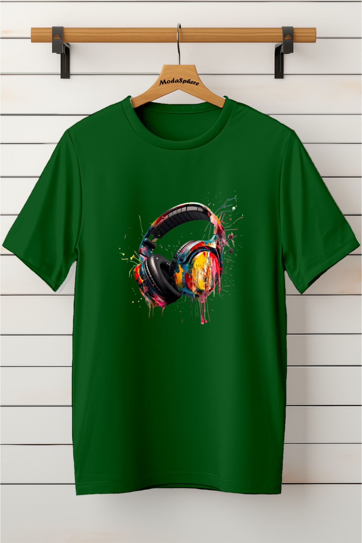 ModaSphere Baskılı Unisex Oversize Tişört Battal Boy