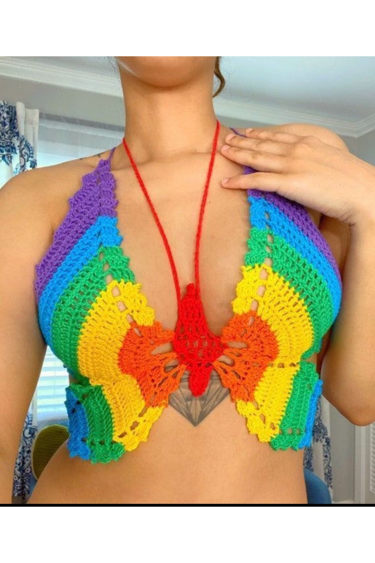 Butik ZA Handmade büstiyer renk detaylı