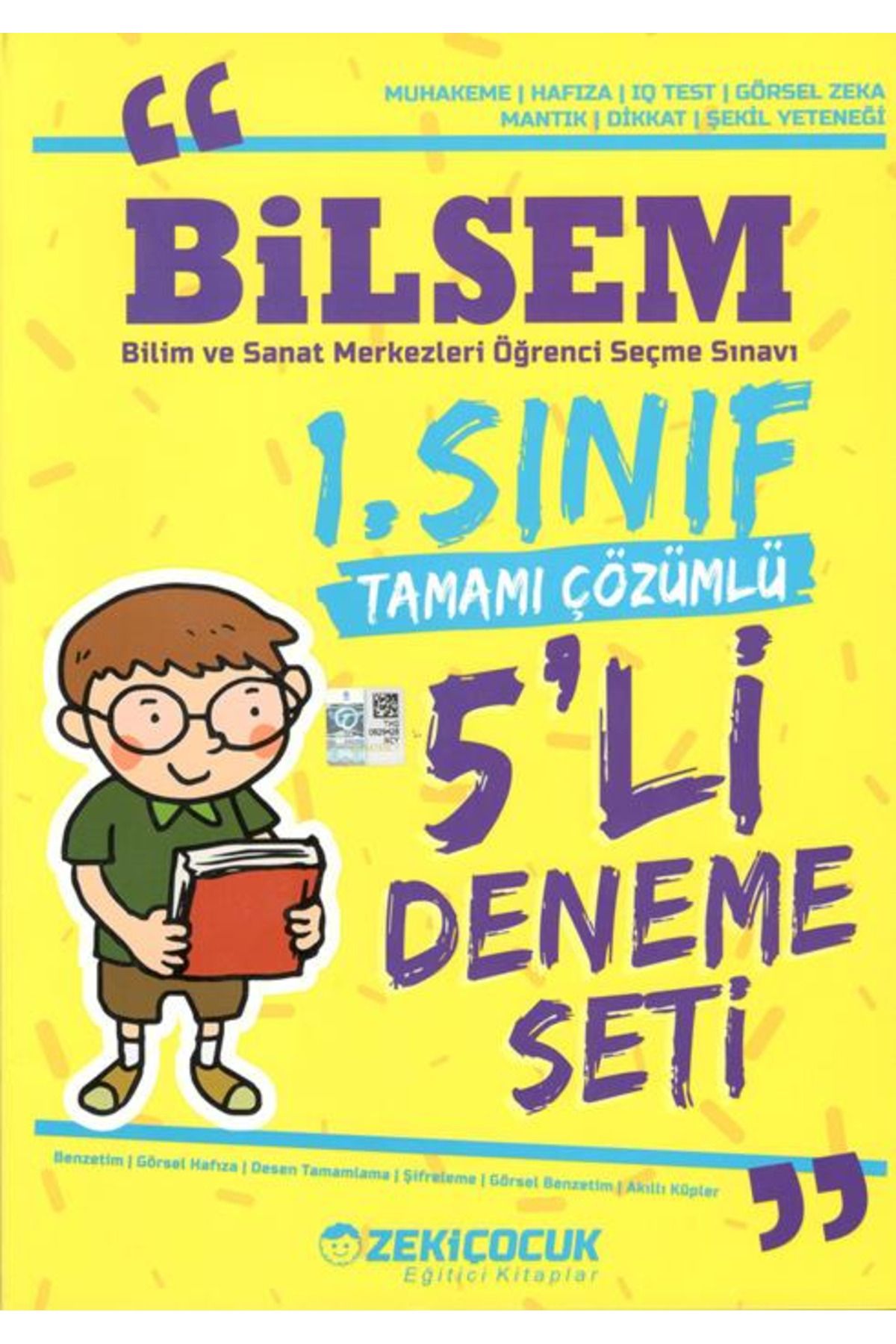 Ankara Kitap Merkezi 1.Sınıf Bilsem Tamamı Çözümlü 5 li Deneme Seti Zeki Çocuk