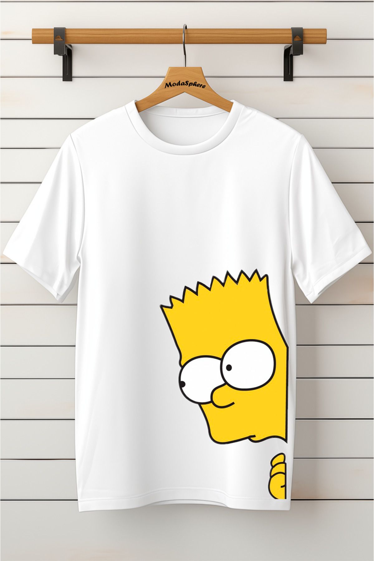 ModaSphere Baskılı Unisex Oversize Tişört