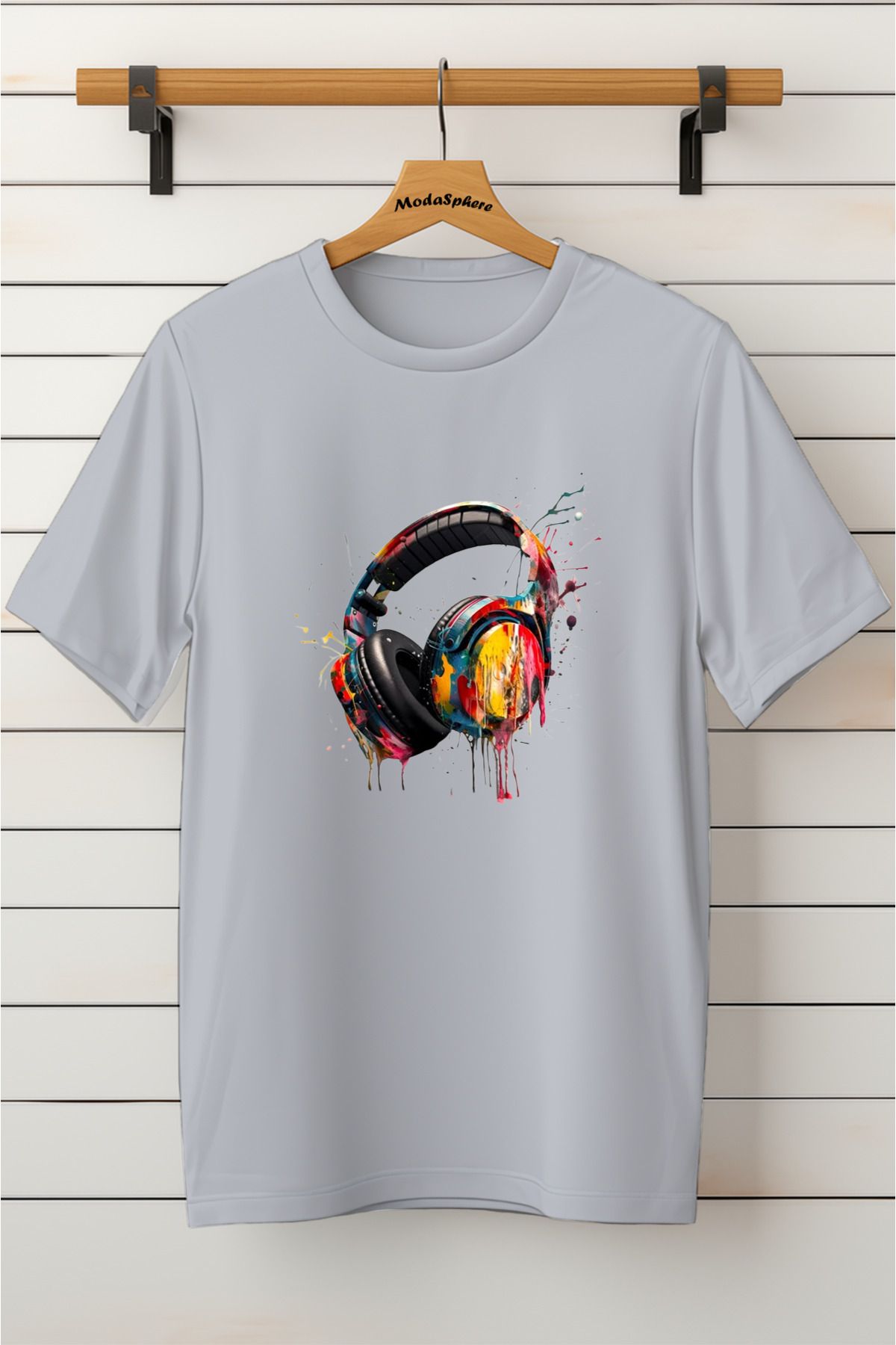 ModaSphere Baskılı Unisex Oversize Tişört