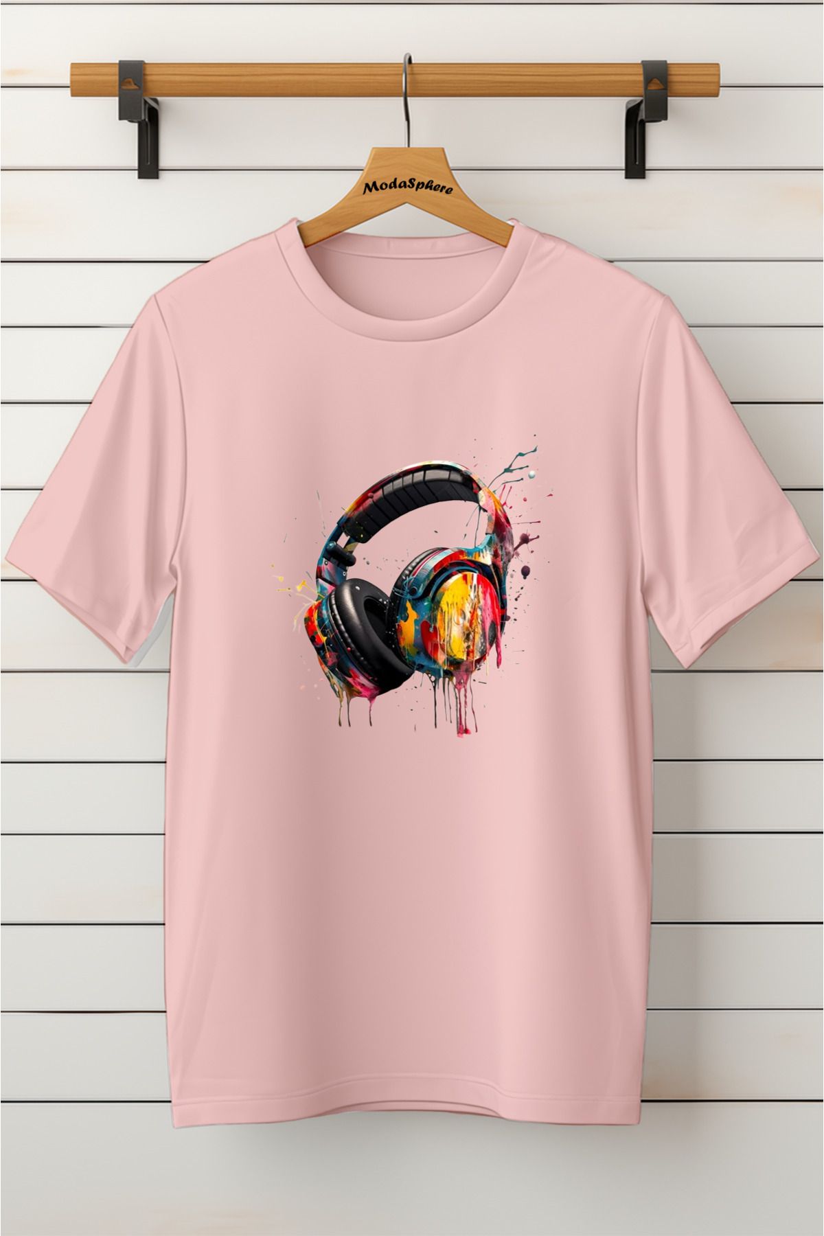 ModaSphere Baskılı Unisex Oversize Tişört