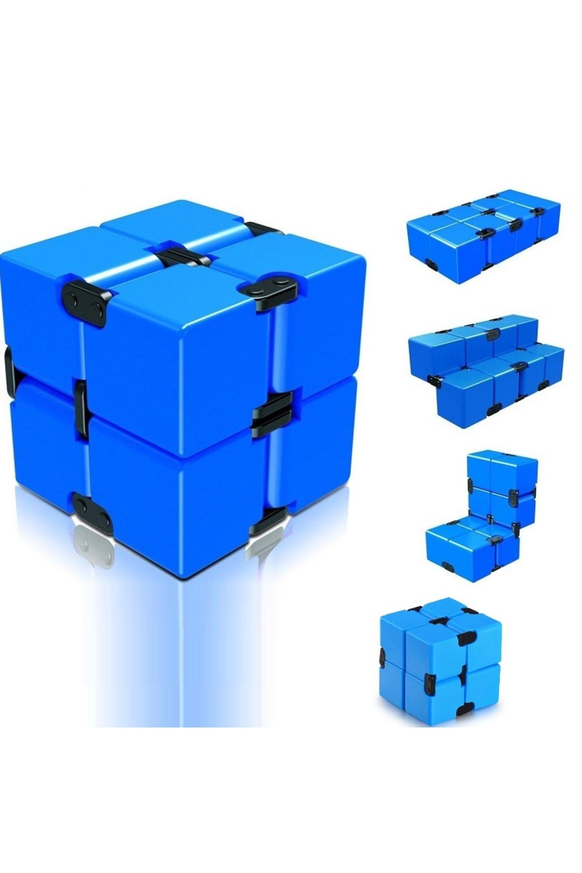 Kuzey YÜKSEK KALİTE BLUE INFINITY CUBE İNFİNİTİ MAVİ ZEKA KÜPÜ SONSUZ ZEKA KÜPÜ YENİ NESİL AKIL OYUNLARI