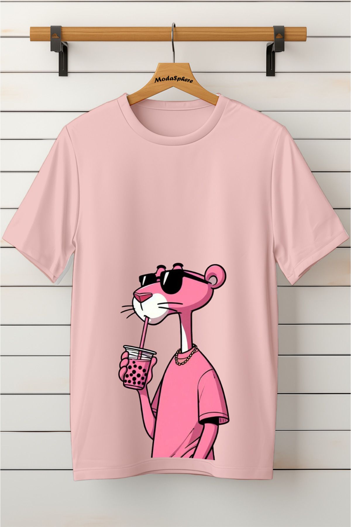 ModaSphere Baskılı Unisex Oversize Tişört