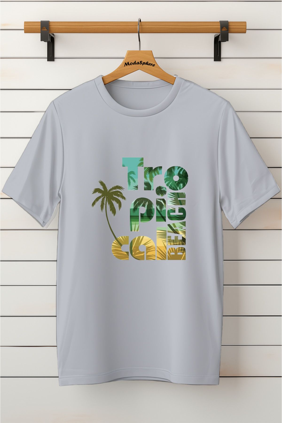 ModaSphere Baskılı Unisex Oversize Tişört