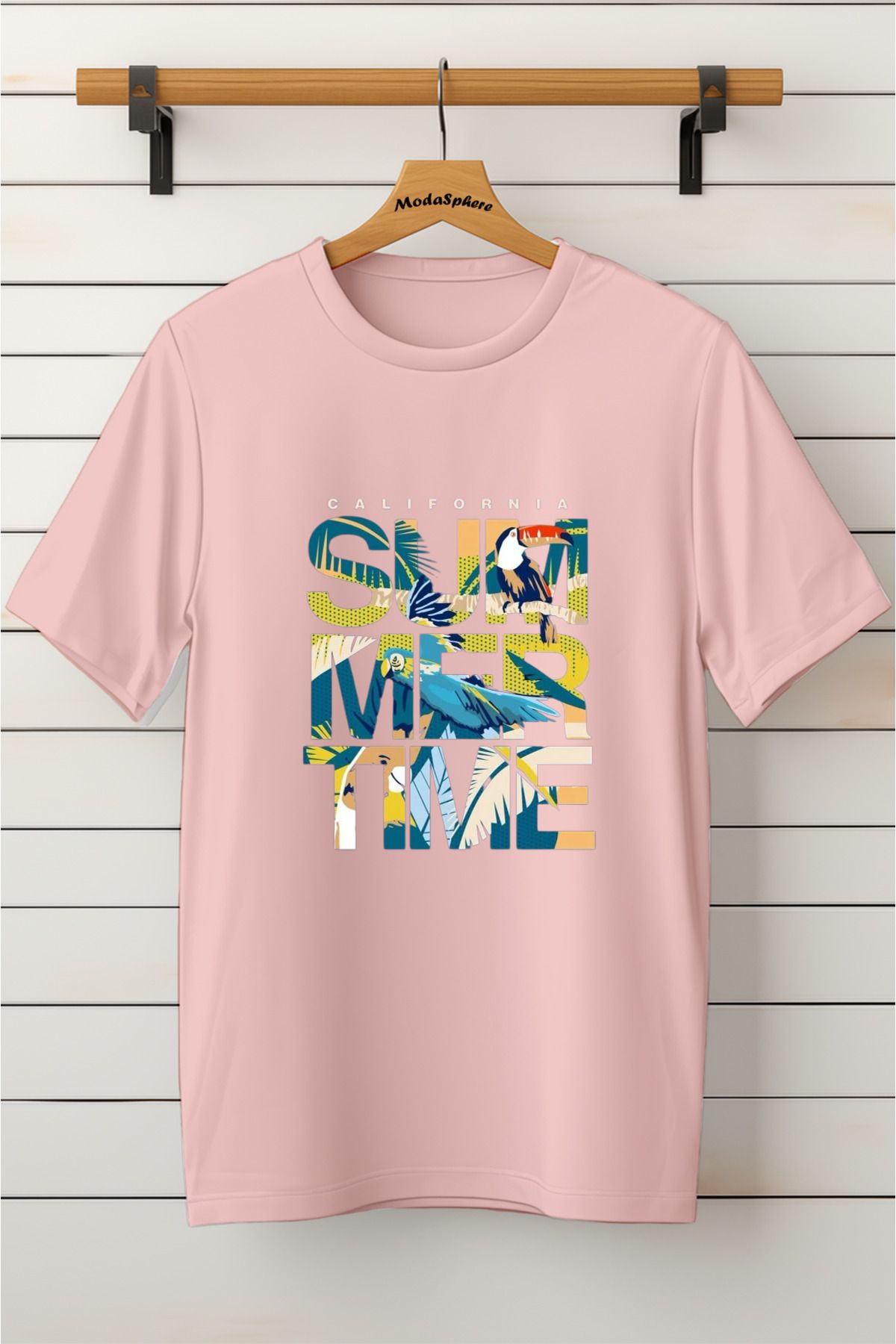 ModaSphere Baskılı Unisex Oversize Tişört Battal Boy
