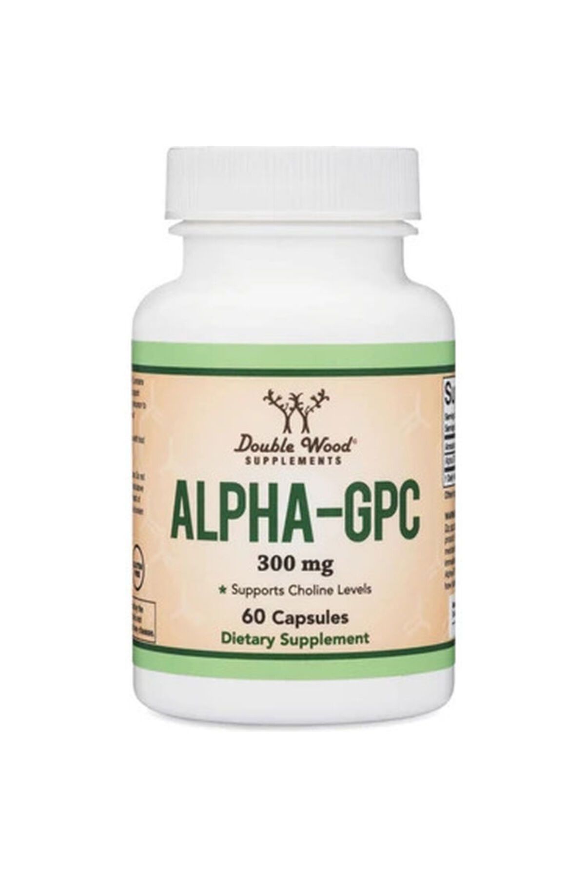 DOUBLE WOOD Alpha Gpc Choline Memory 600 Mg 60 Kapsül