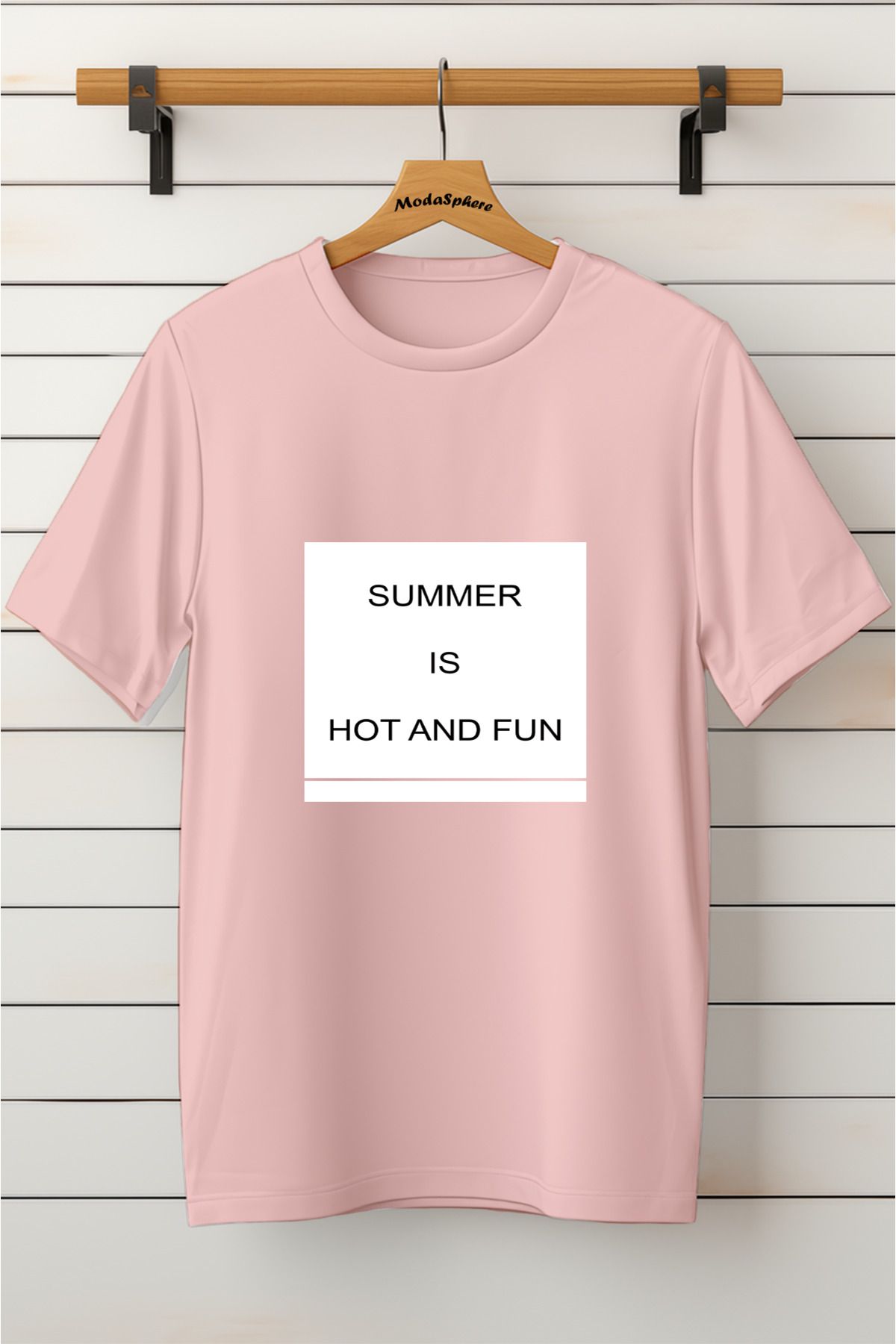 ModaSphere Baskılı Unisex Oversize Tişört