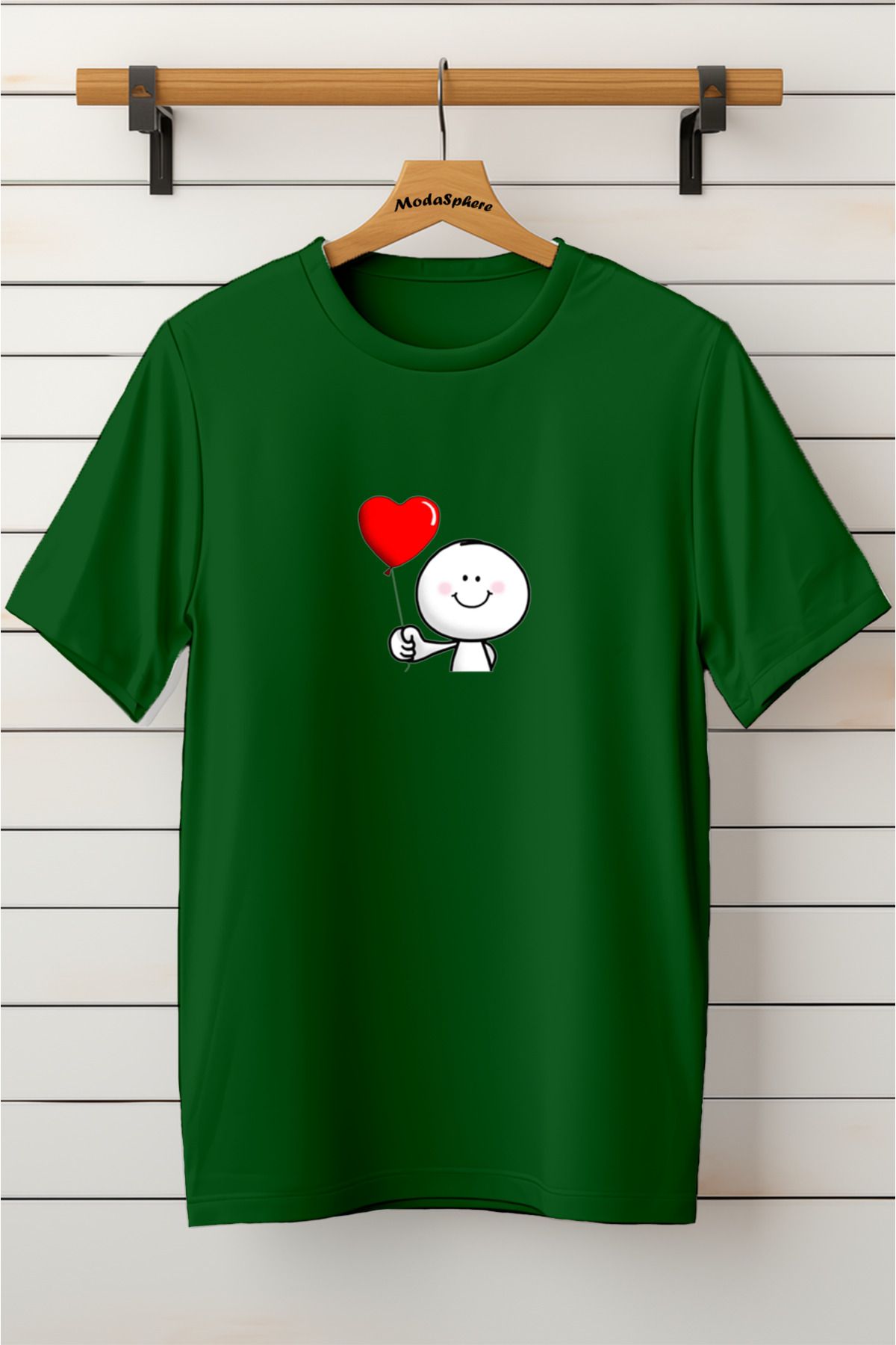 ModaSphere Baskılı Unisex Oversize Tişört Battal Boy
