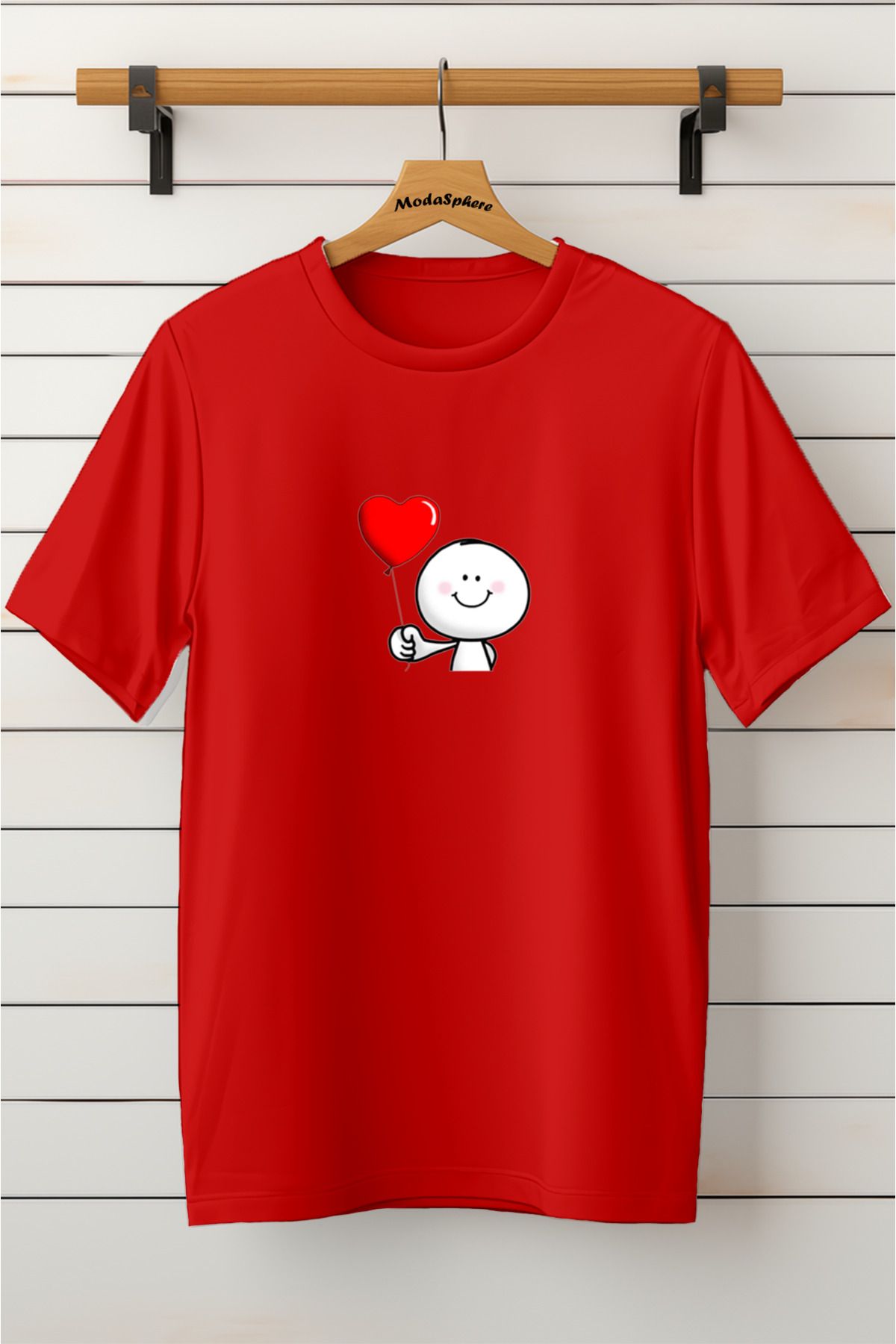 ModaSphere Baskılı Unisex Oversize Tişört Battal Boy