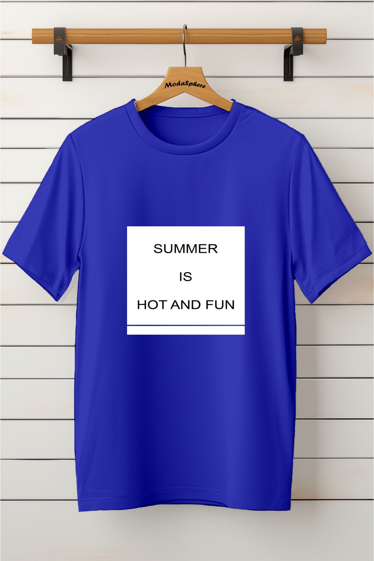 ModaSphere Baskılı Unisex Oversize Tişört
