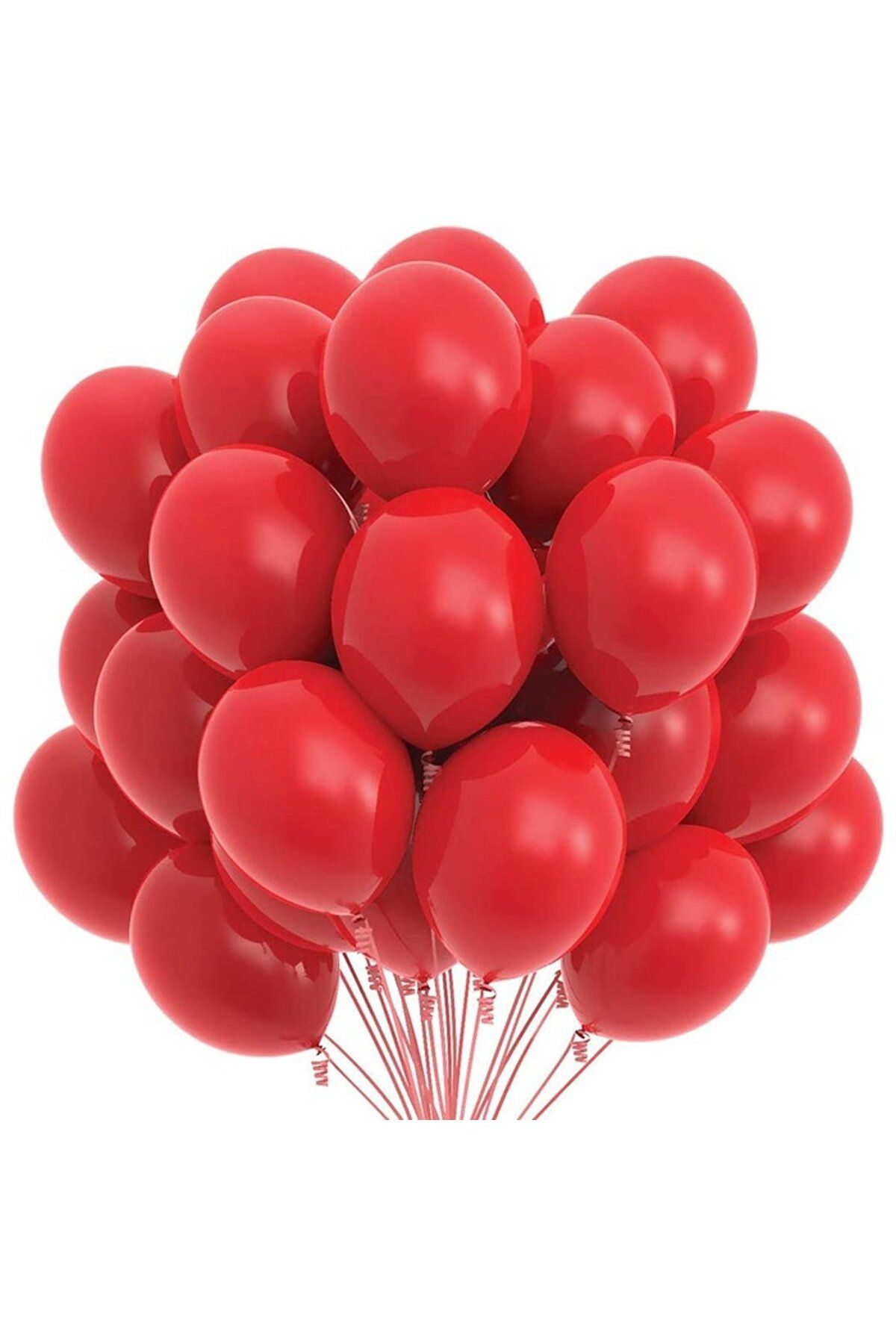 ZENVİVA PASTEL BALON KIRMIZI 50 ADET