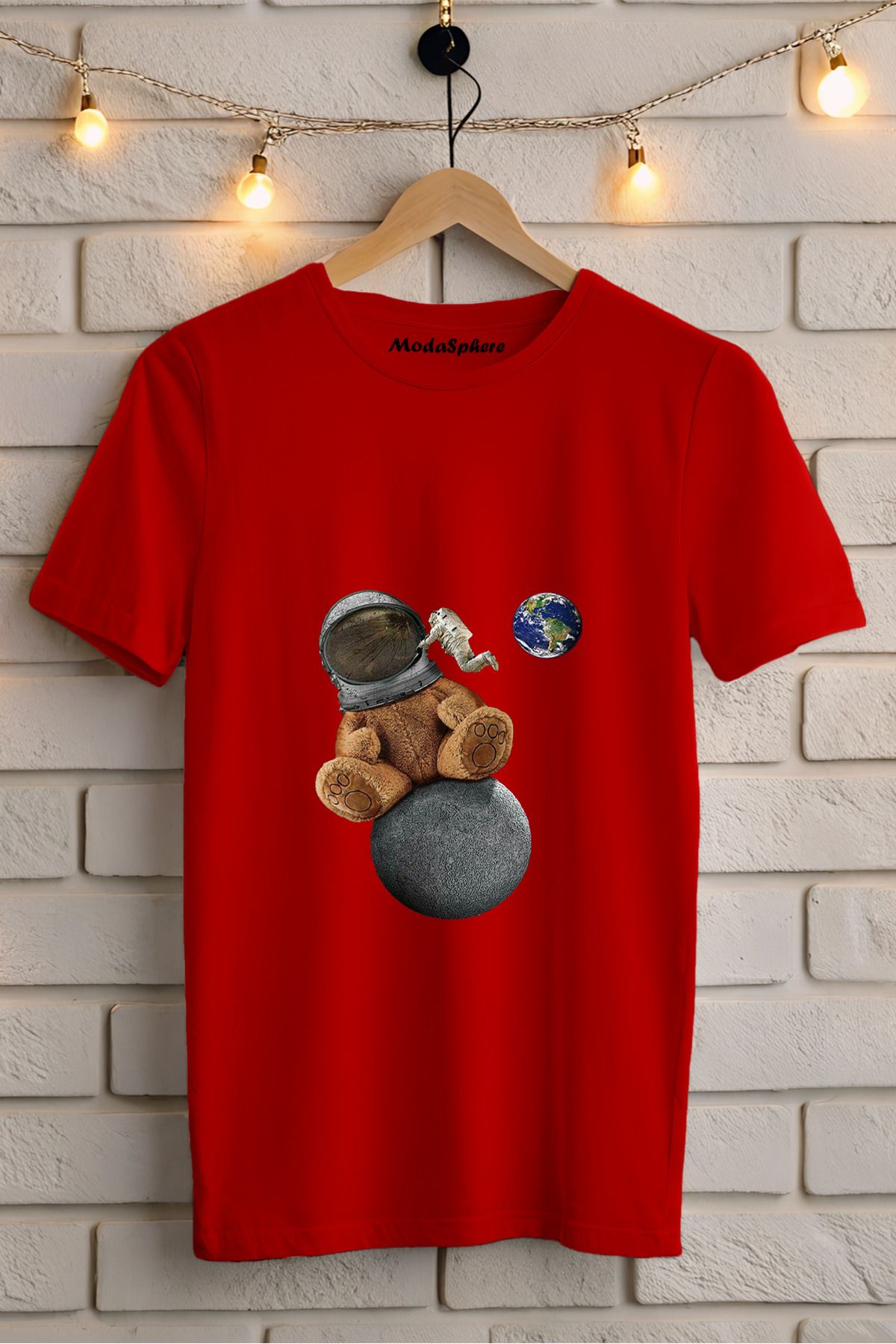 ModaSphere Baskılı Unisex Oversize Tişört