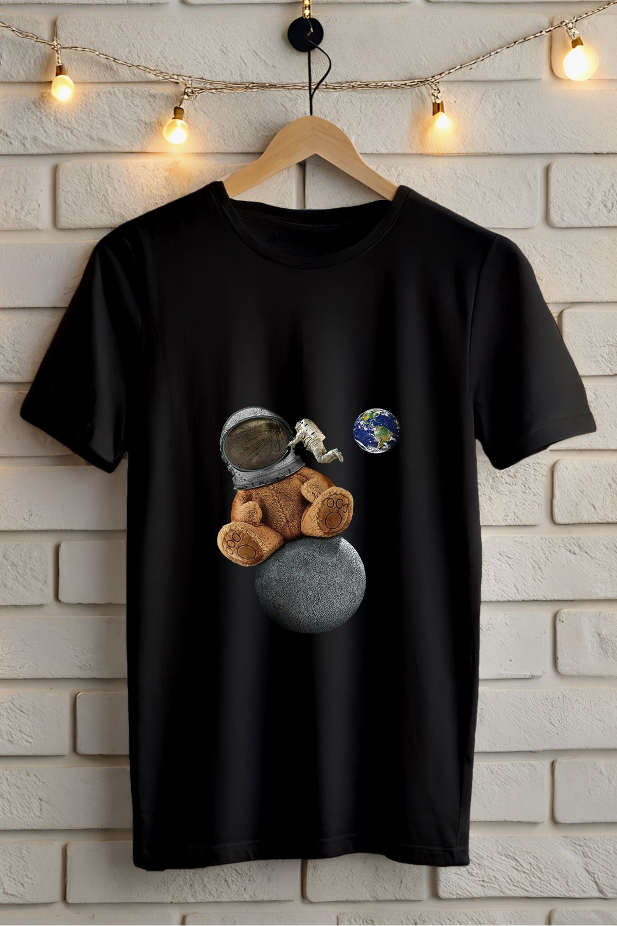 ModaSphere Baskılı Unisex Oversize Tişört Battal Boy