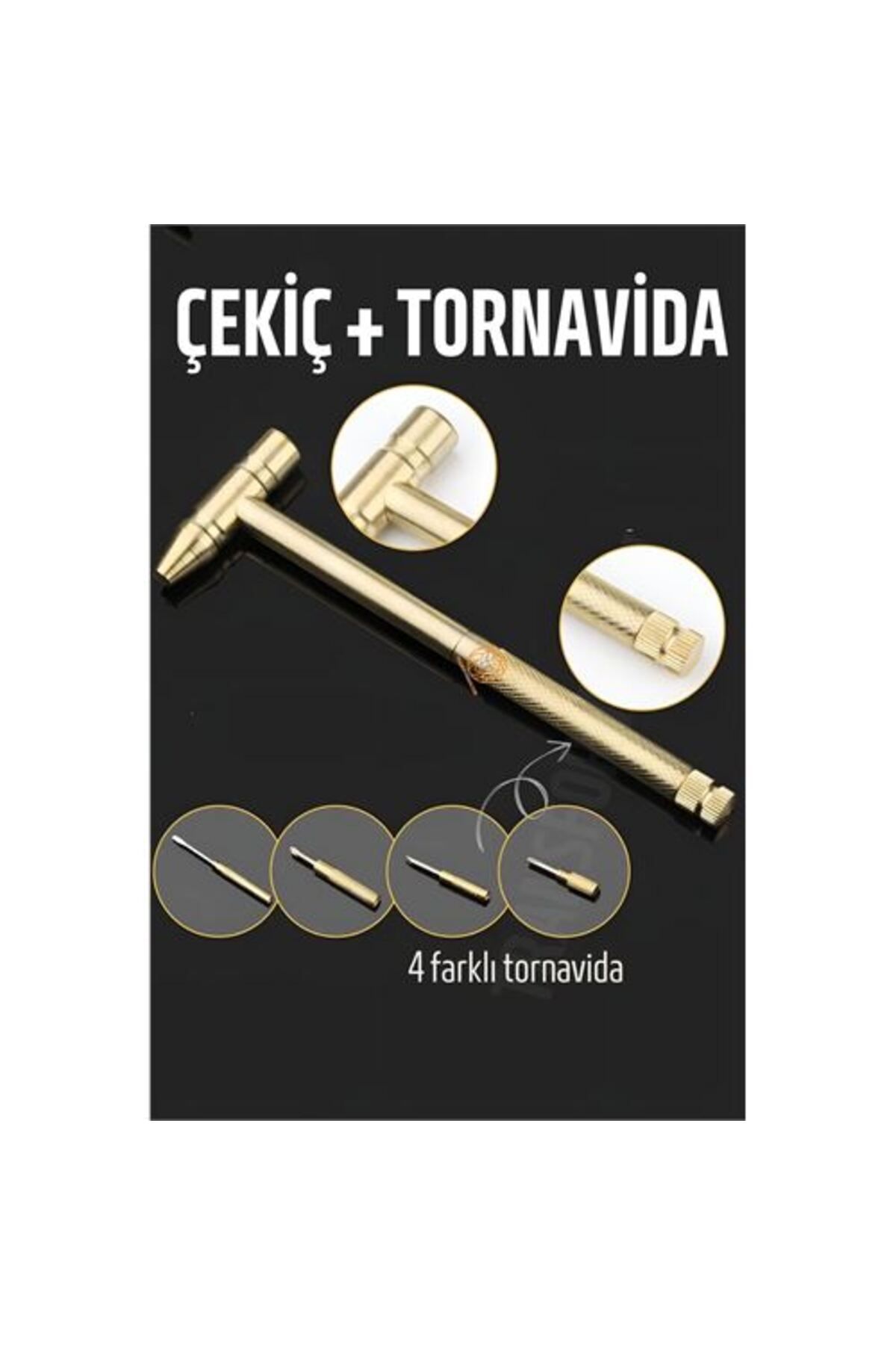 AYLİNA Çekiç ve 4 Farklı Tornavida Multi Set
